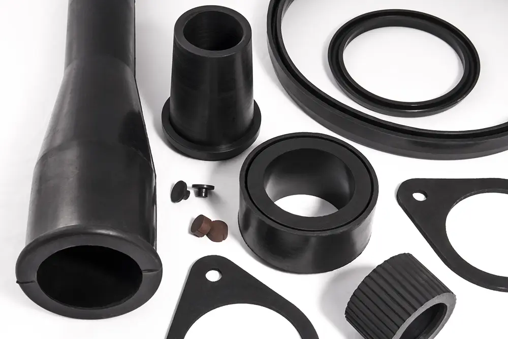 Partes de goma