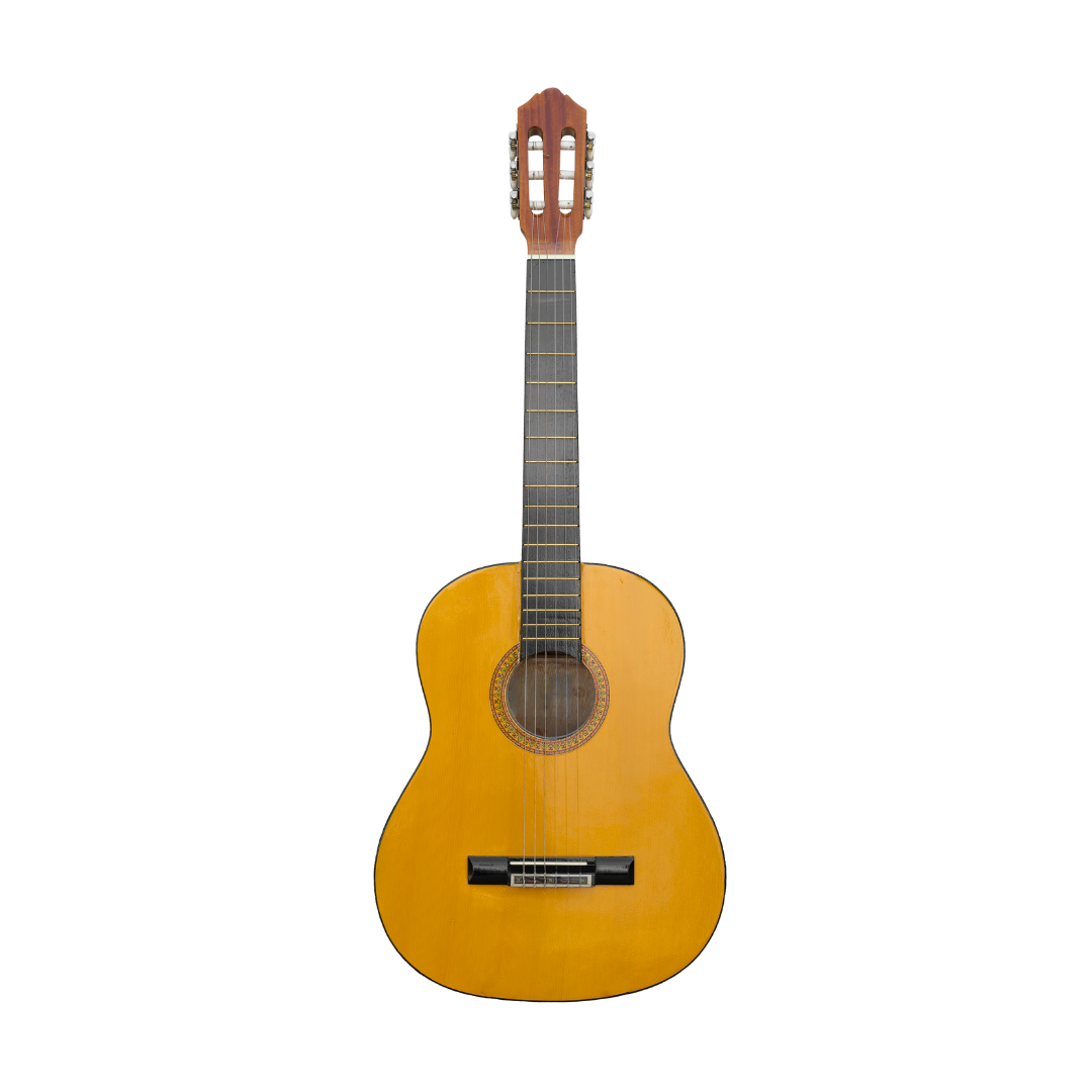 ( Your Brand ) 4/4 Gitar Klasik Tanam Besi Pemula Model Folk