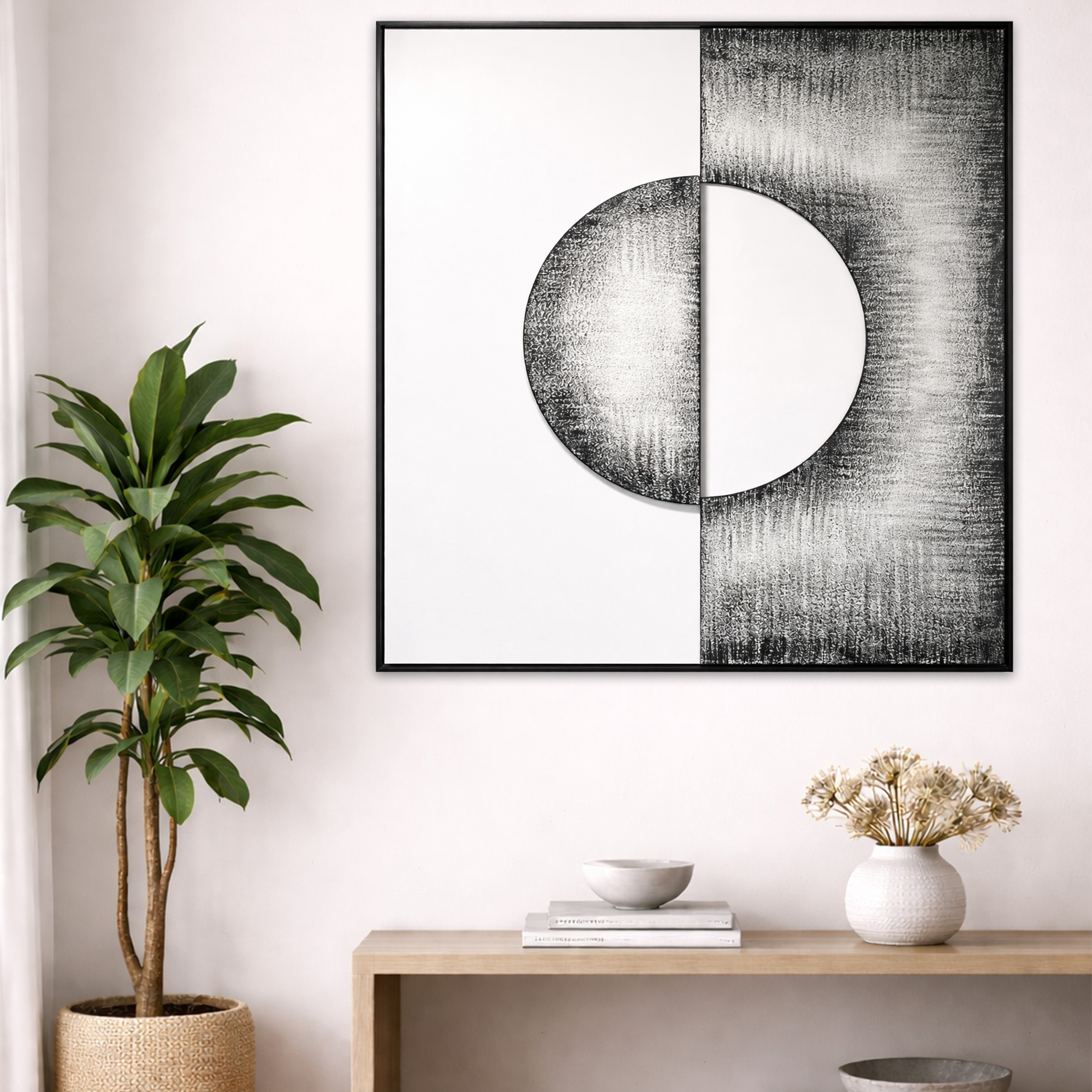 Binary Balance : Abstract Wall Art