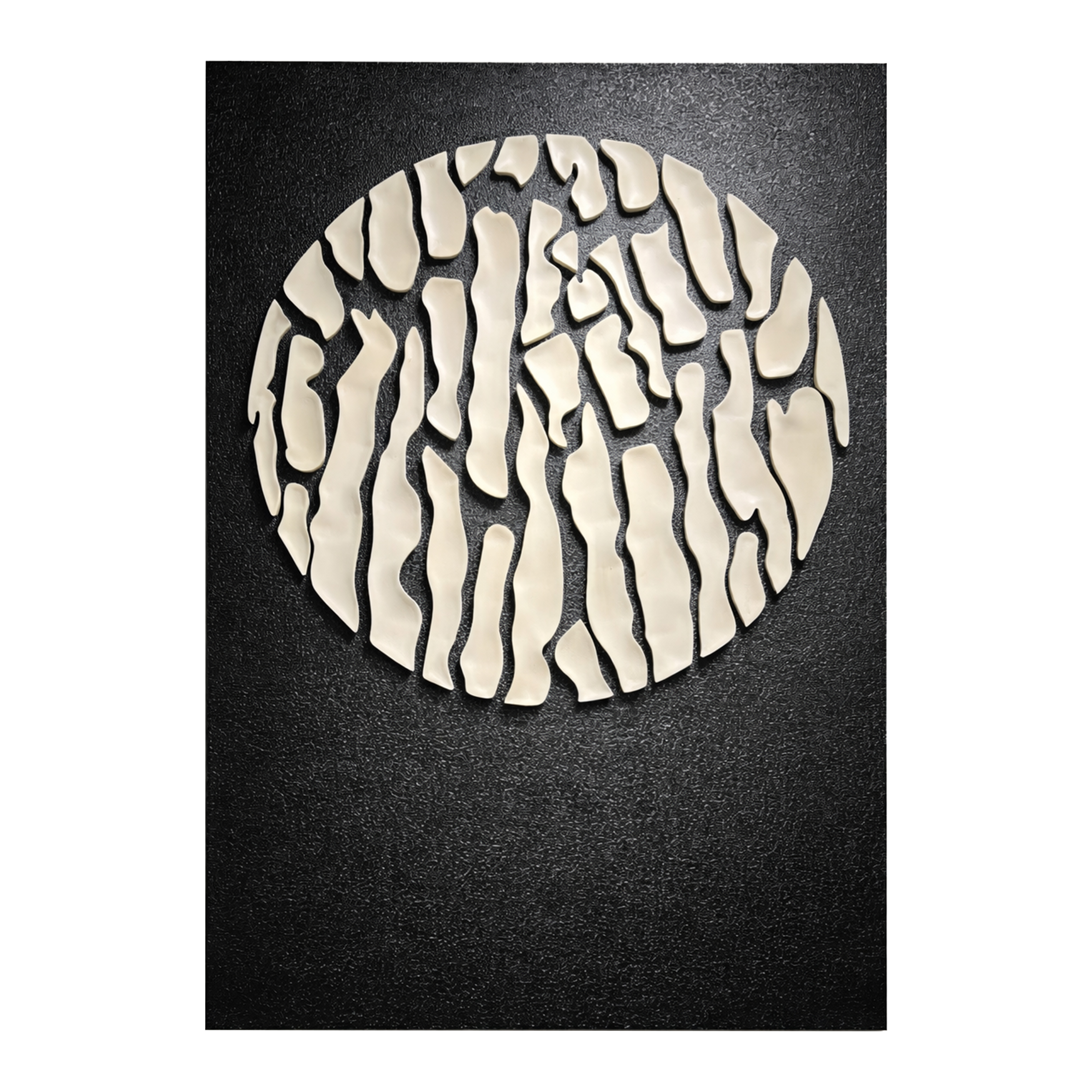 Glowing Fragments : Abstract Wall Art