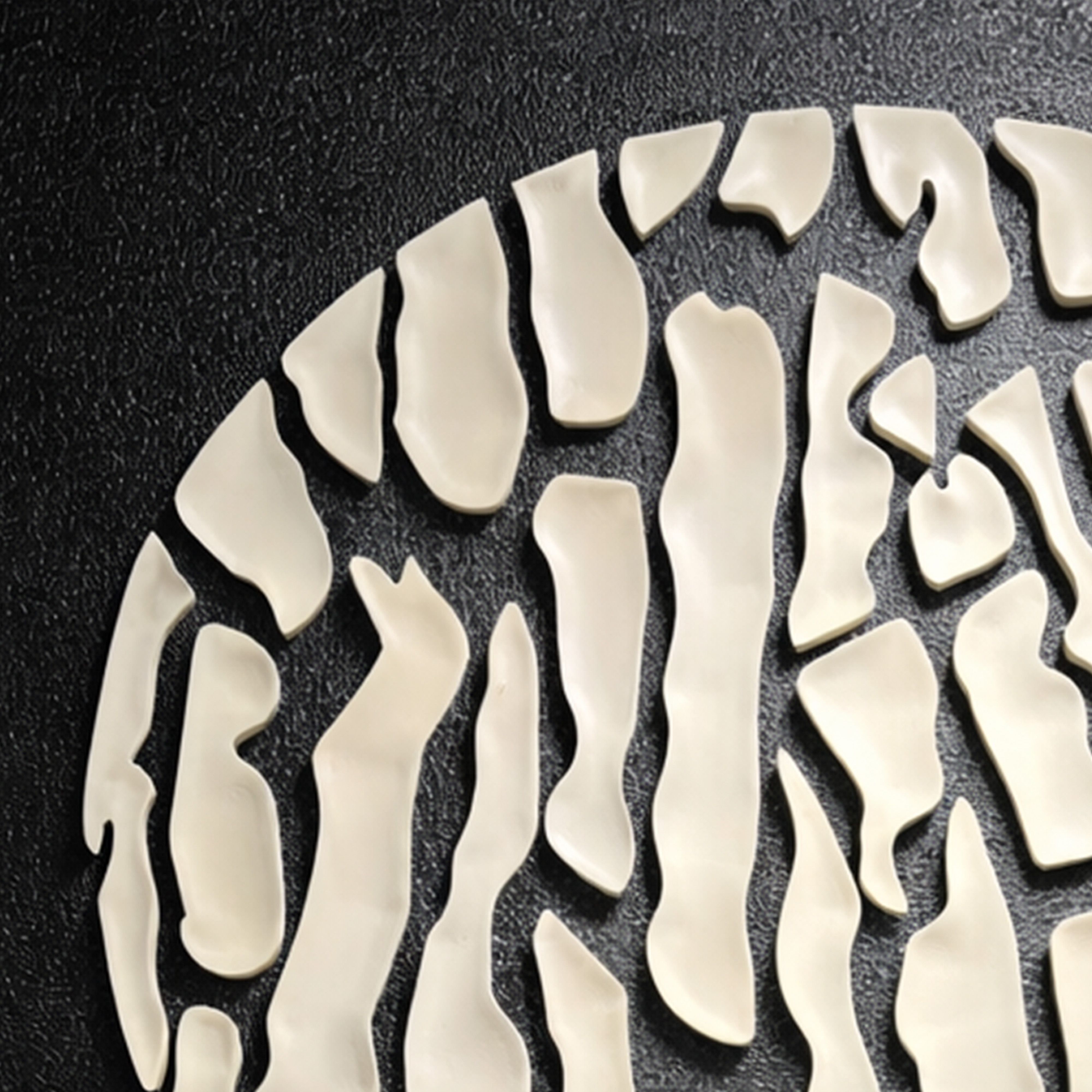 Glowing Fragments : Abstract Wall Art