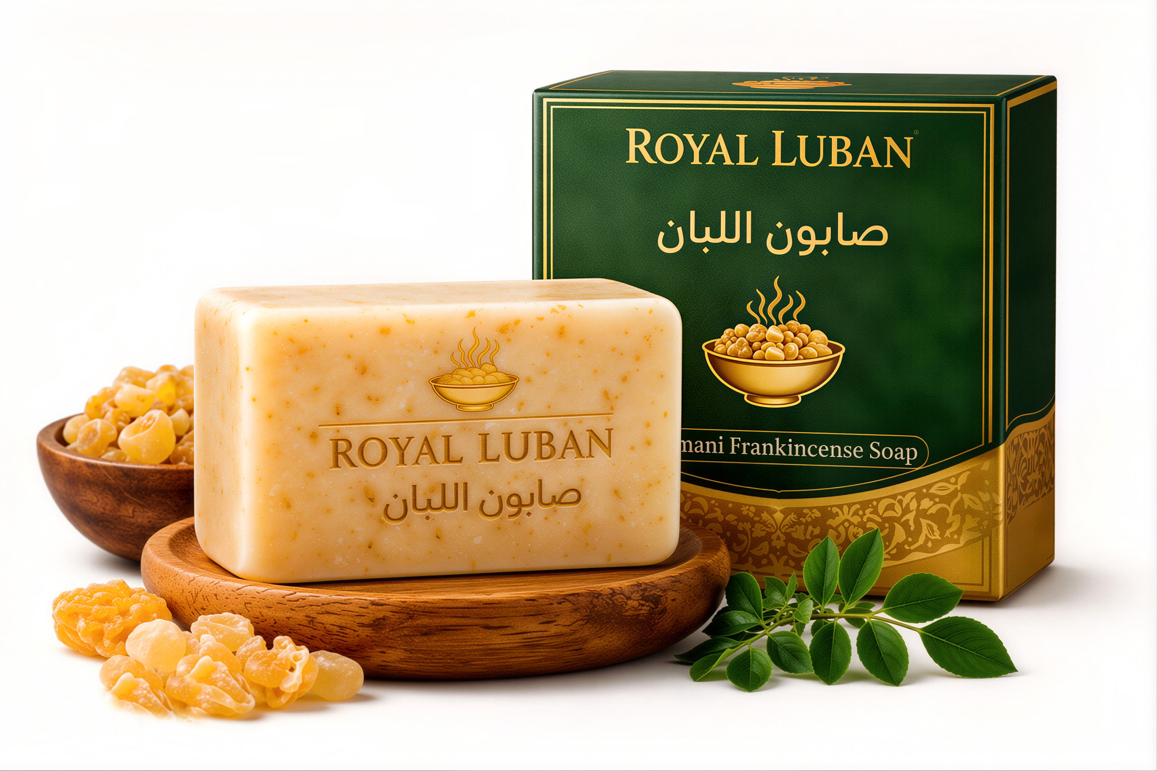 صابون اللبان الملكي بالمسك