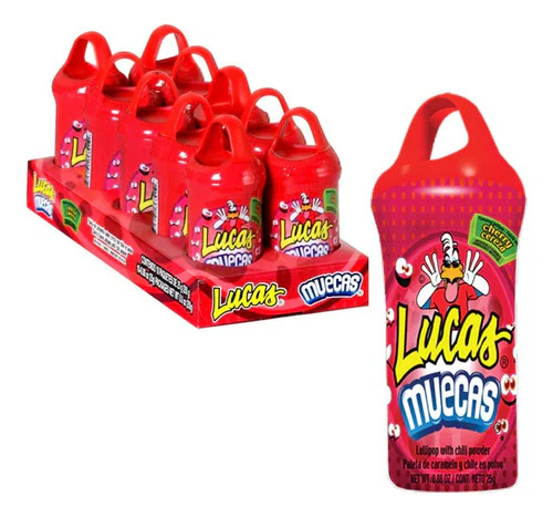 Lucas Muecas Lollipop with Chili Powder 10 pack