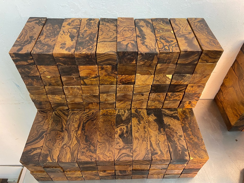 Exotic Ironwood Burl Block