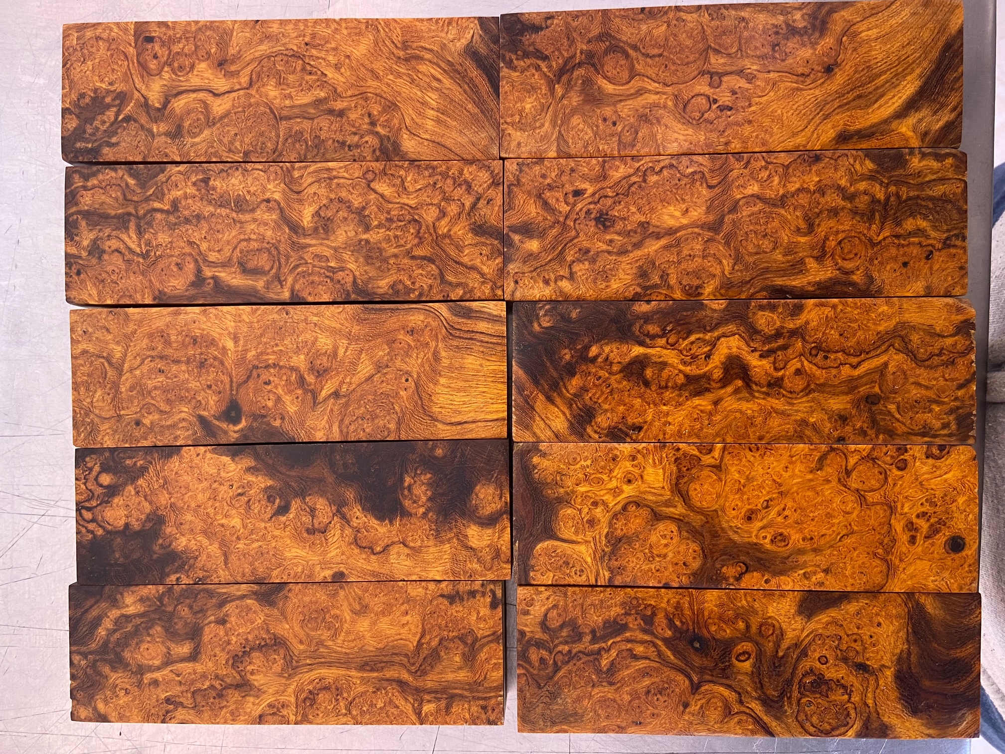 Exotic Ironwood Burl Block