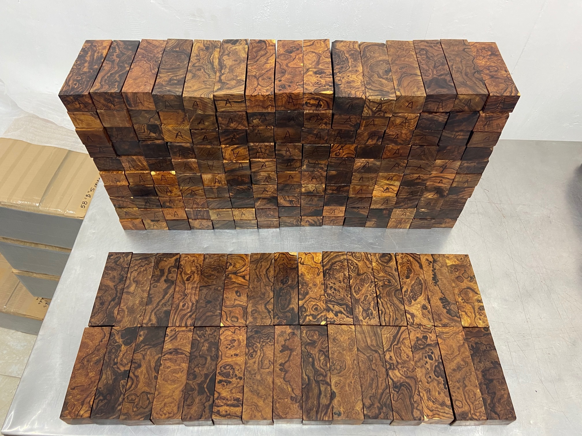 Exotic Ironwood Burl Block