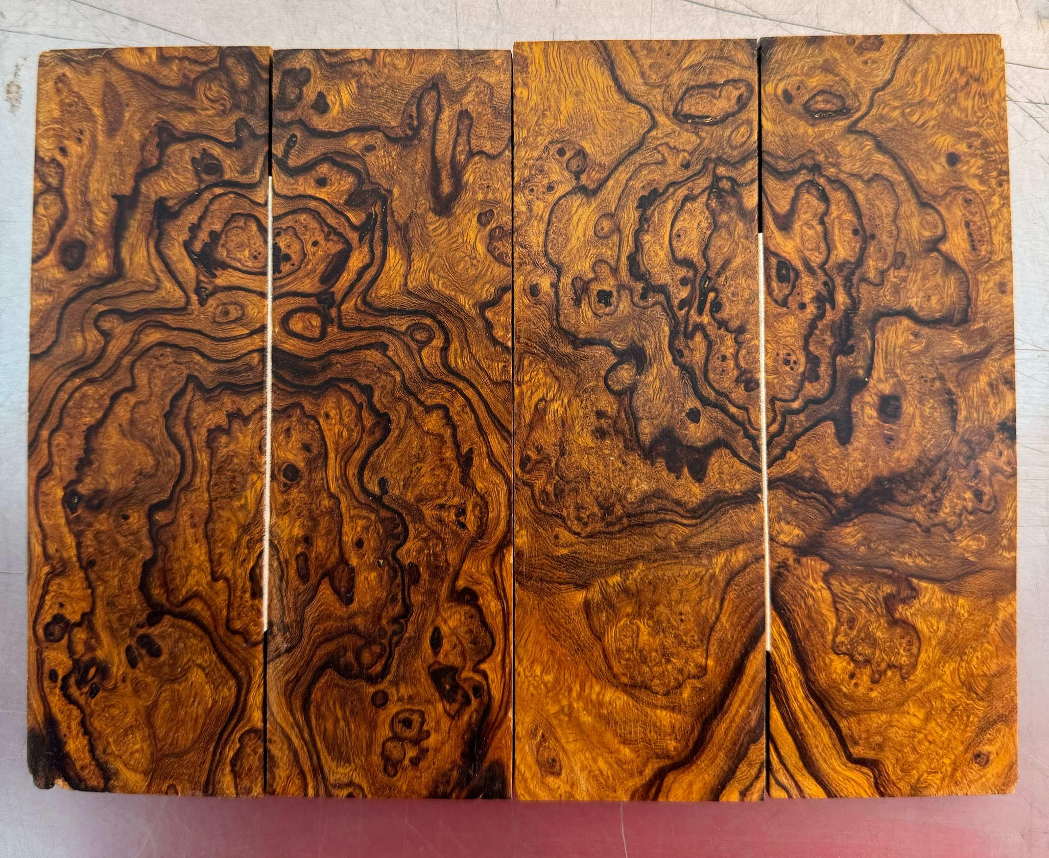 Exotic Ironwood Burl Scales Set