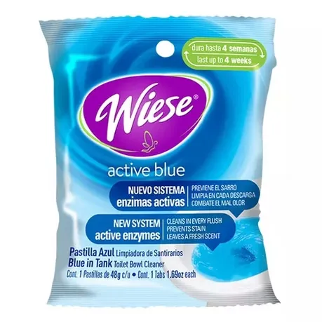 Pastilla azul Wiese para sanitarios
