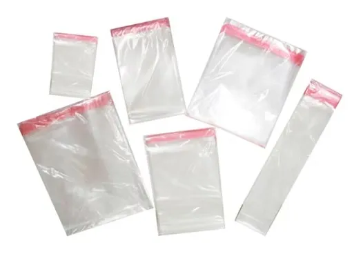 Bolsa Celofán con adhesivo diferentes medidas