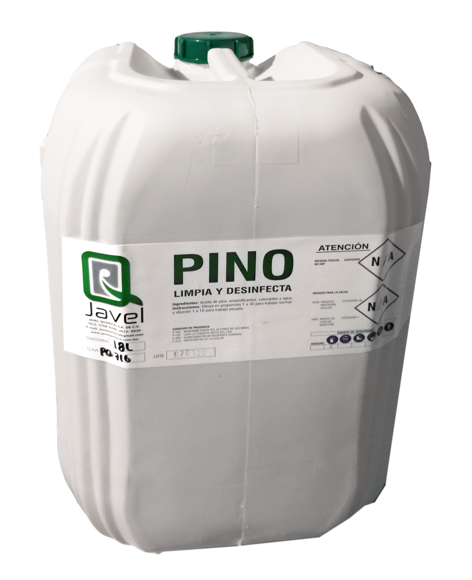 Limpiador tipo Pino con 4 y 18 lts