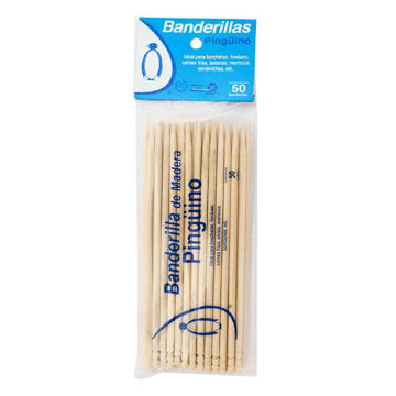 Banderillas de Madera Pingüino