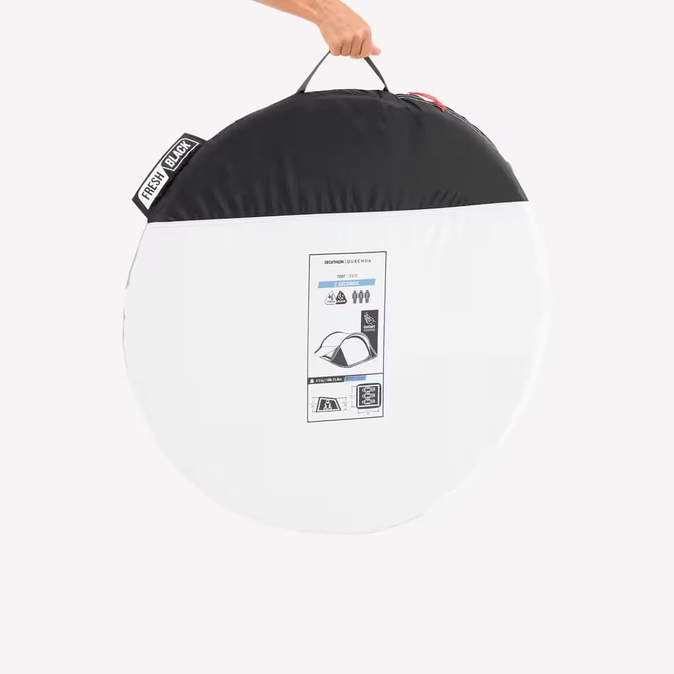 3 Kişilik Kamp Çadırı - 2 Seconds Fresh&Black