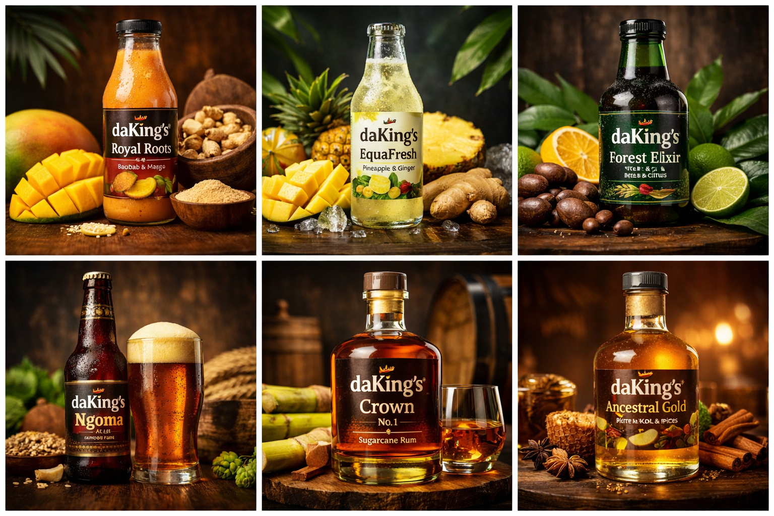 daKing’s™ Equatorial Juices Orange, Passion Fruit & Pineapple