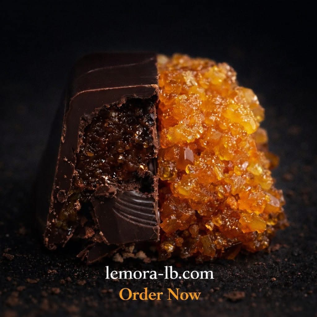 Lemora Dark Chocolate with Bou Sfeir Orange 500 GRS