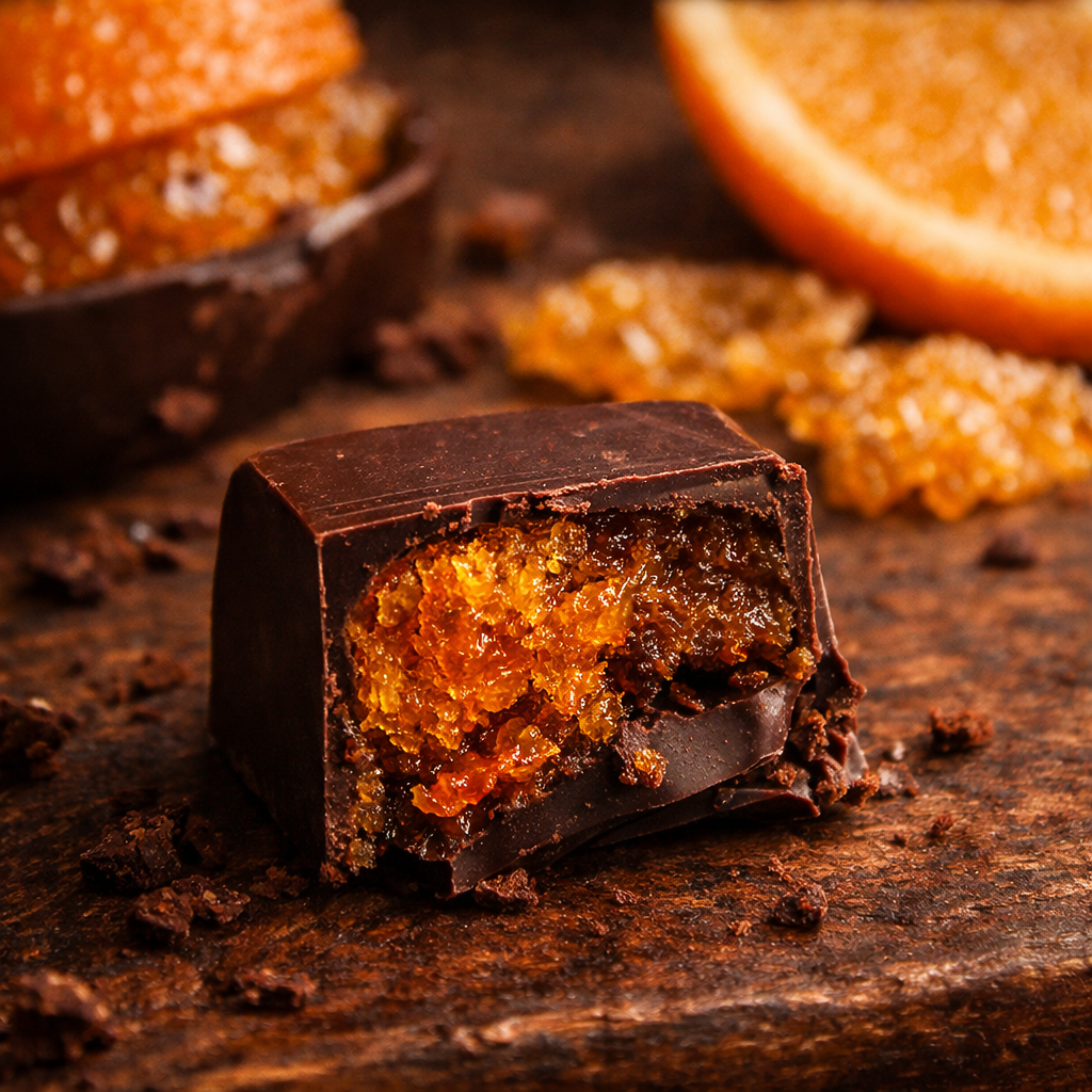 Lemora Dark Chocolate with Bou Sfeir Orange 1000 GRS