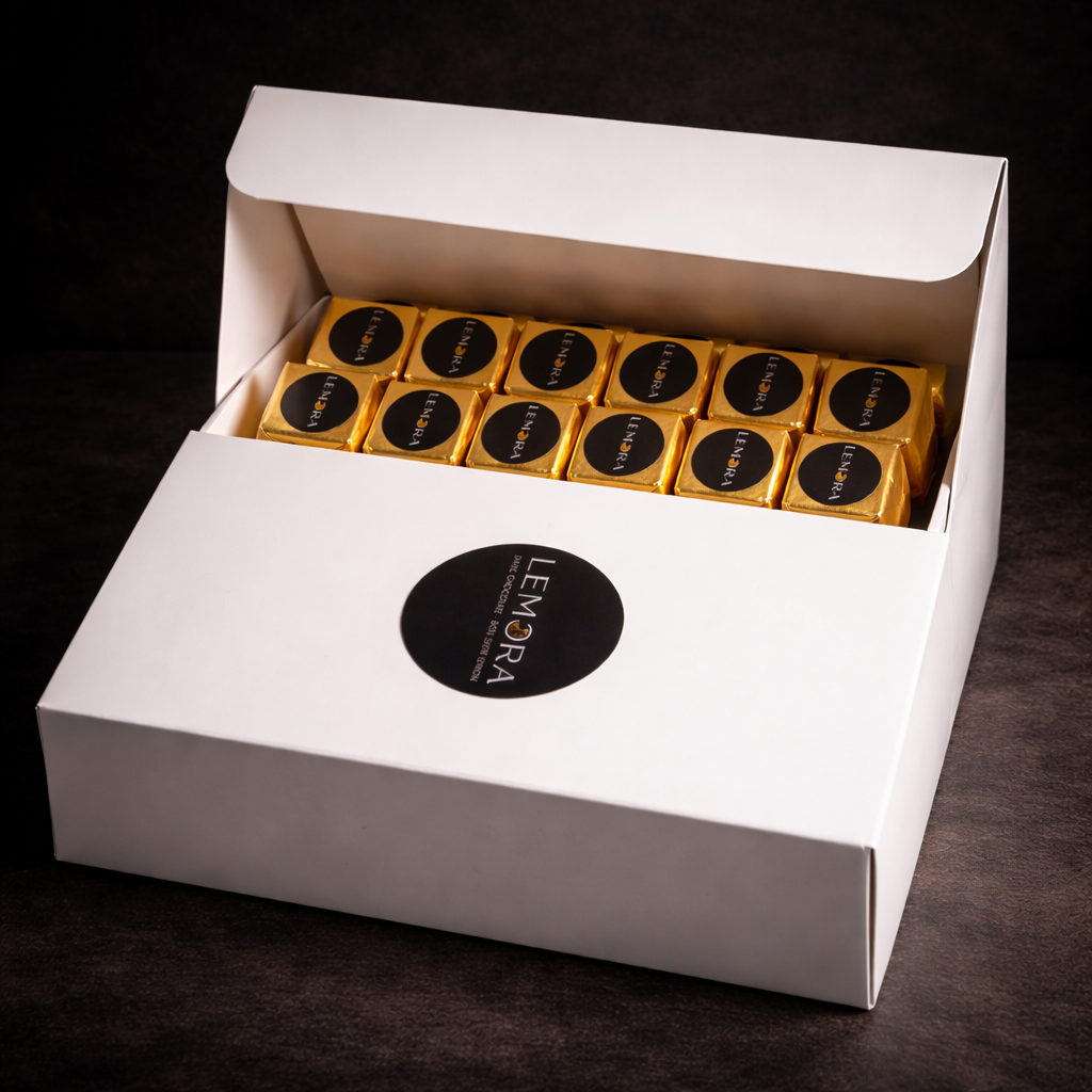 Lemora Dark Chocolate with Bou Sfeir Orange 1000 GRS