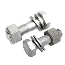 Hex Head Bolt+Nut+Plain Washer+Spring Washer Set Assembled