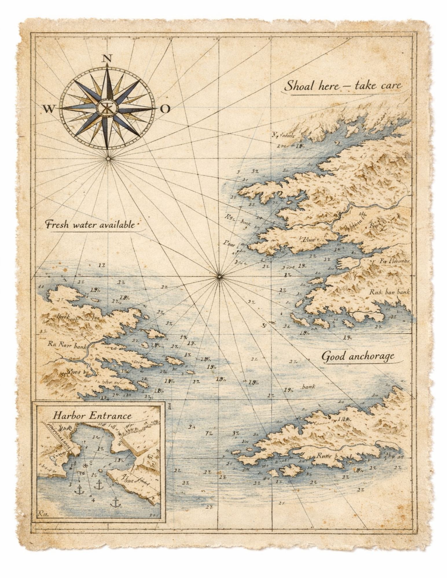 The Cartographer's Archive — Vintage Age of Exploration Ephemera | Printable Junk Journal Kit