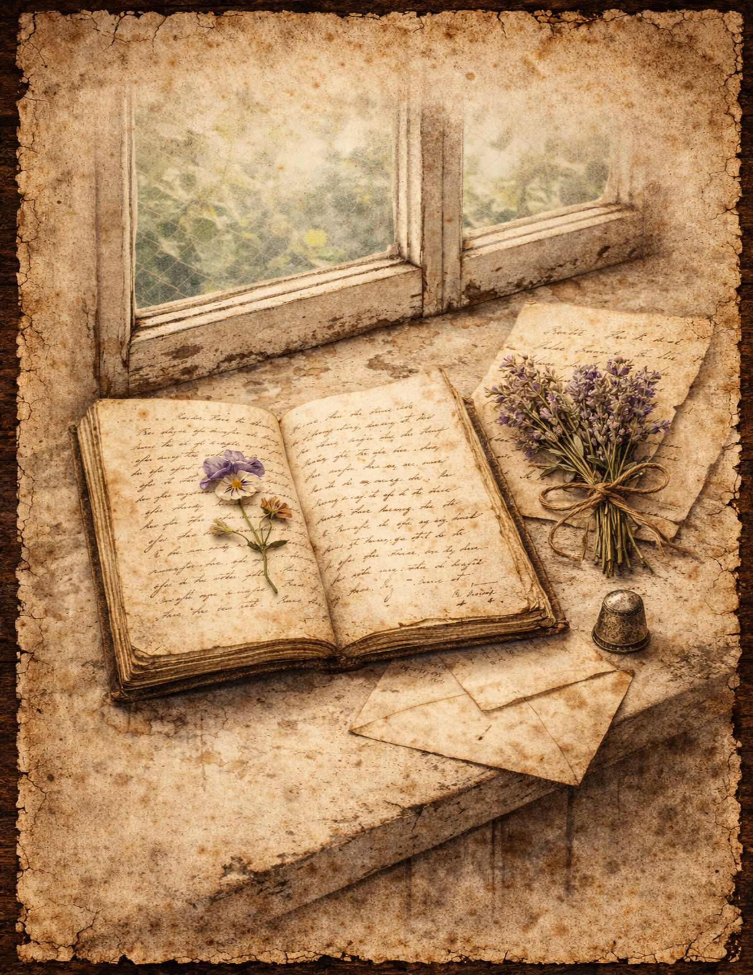 Vintage Cottage Life Ephemera — Instant Download