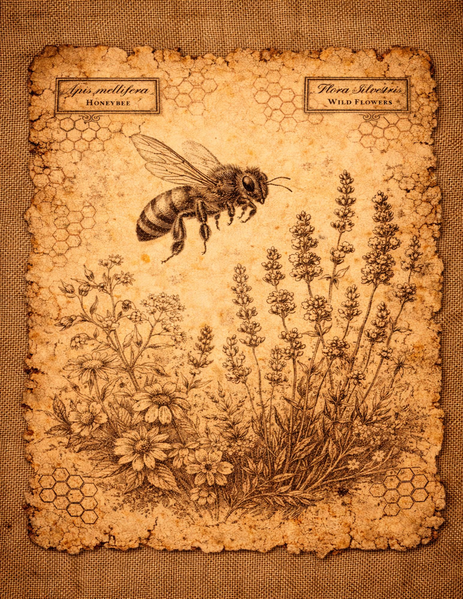 The Botanical & Nature Collection — Vintage Birds, Bees & Music Ephemera Printable Bundle