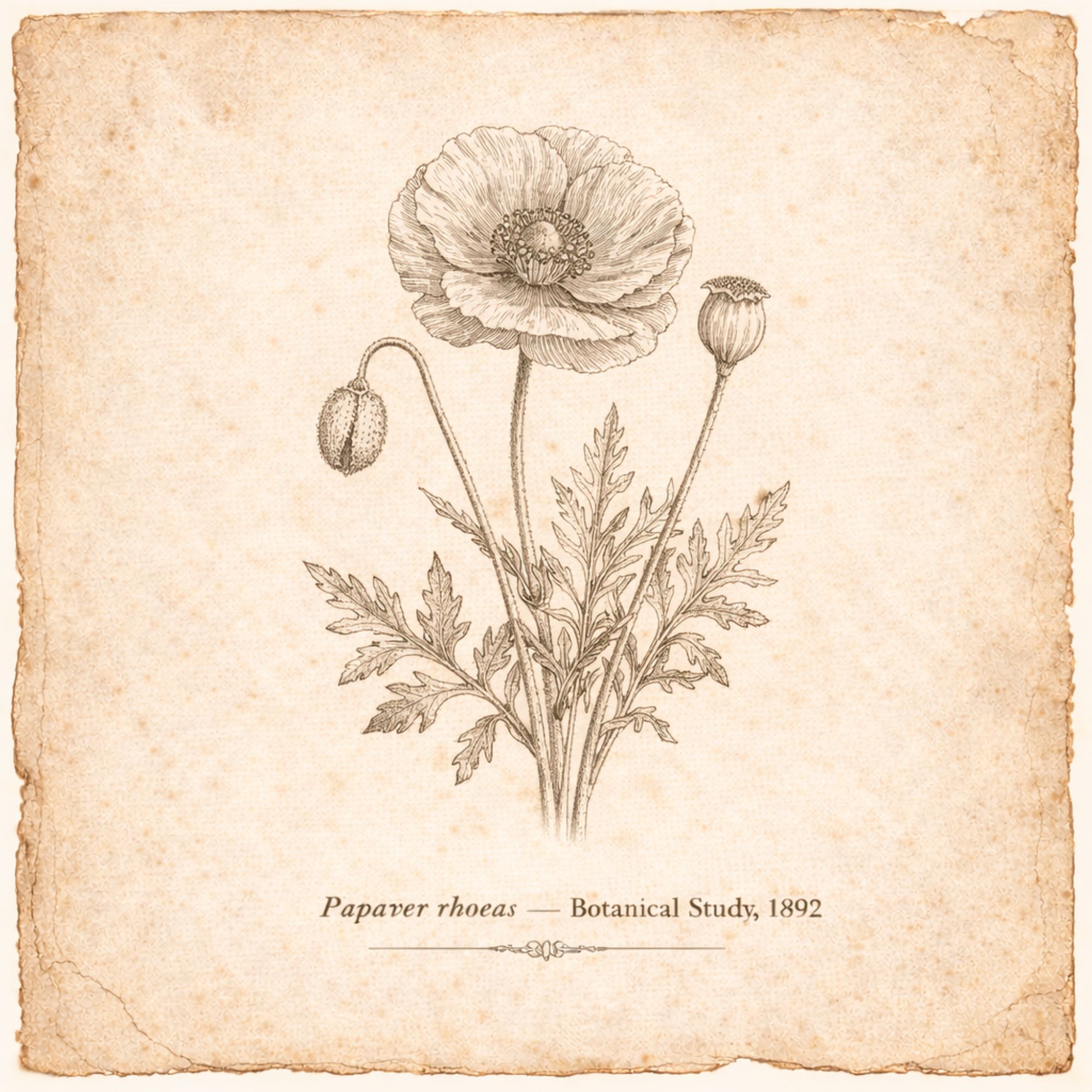 The Botanical Studies Collection — 14 Victorian Herbarium Printables | Plates, Tags & Stamps