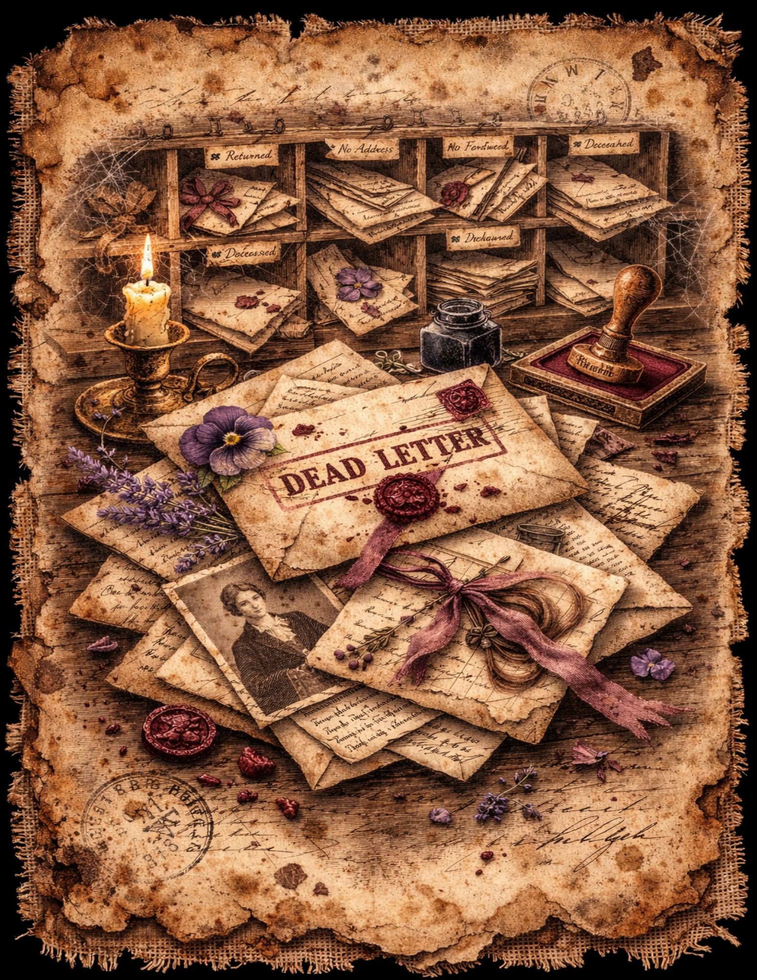 The Postmistress Collection — Vintage Correspondence Ephemera Printables