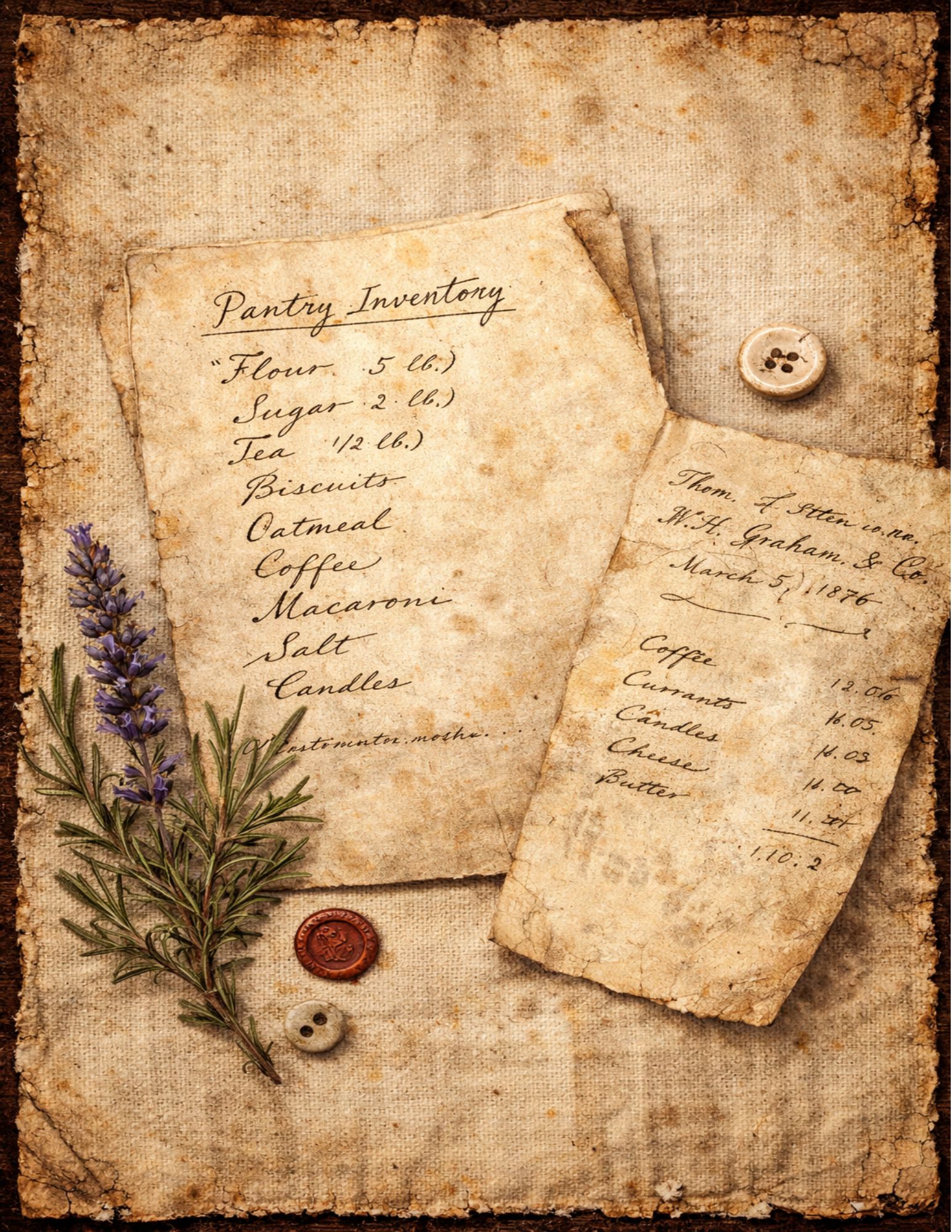 Vintage Cottage Life Ephemera — Instant Download