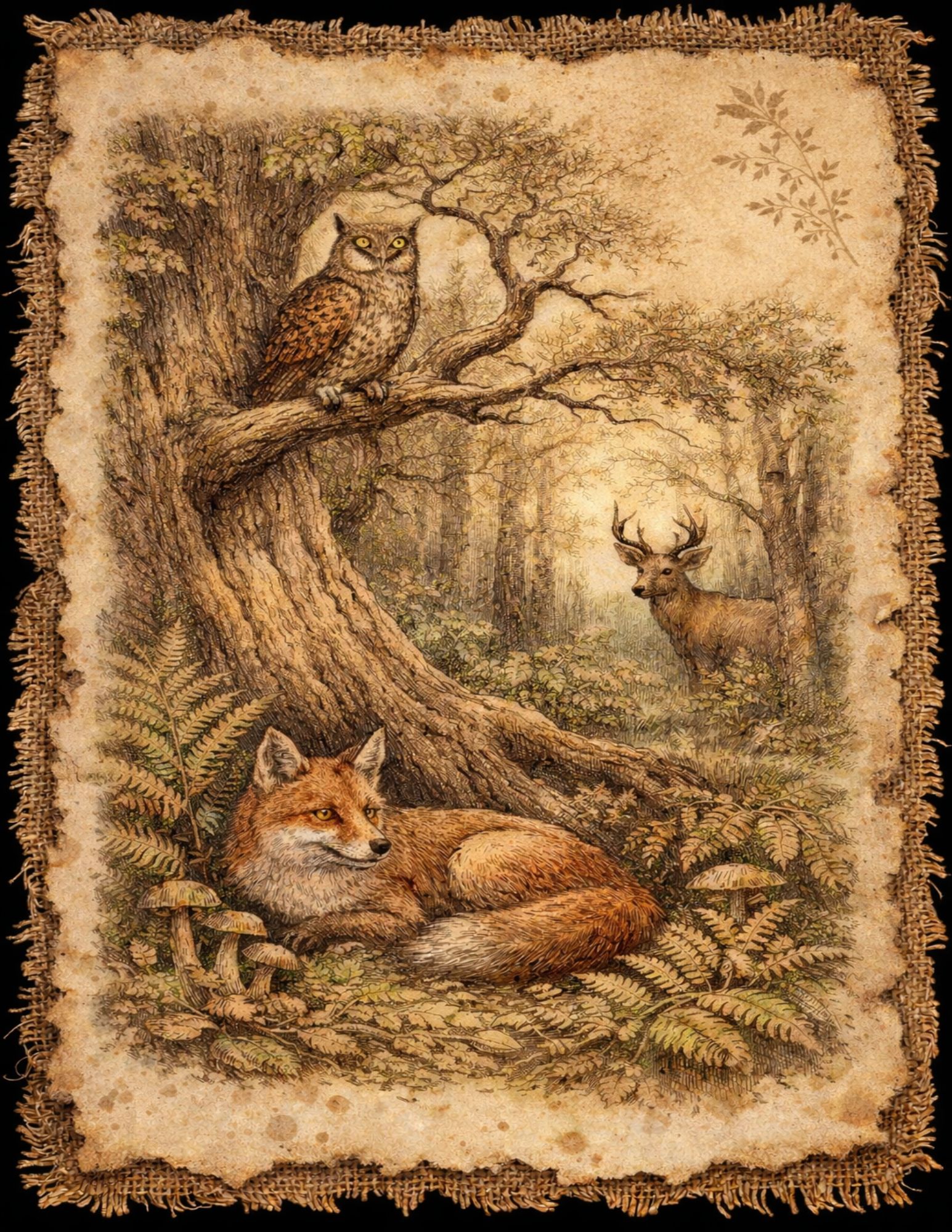 The Forest & Fungi Collection — Woodland Naturalist Ephemera Printables