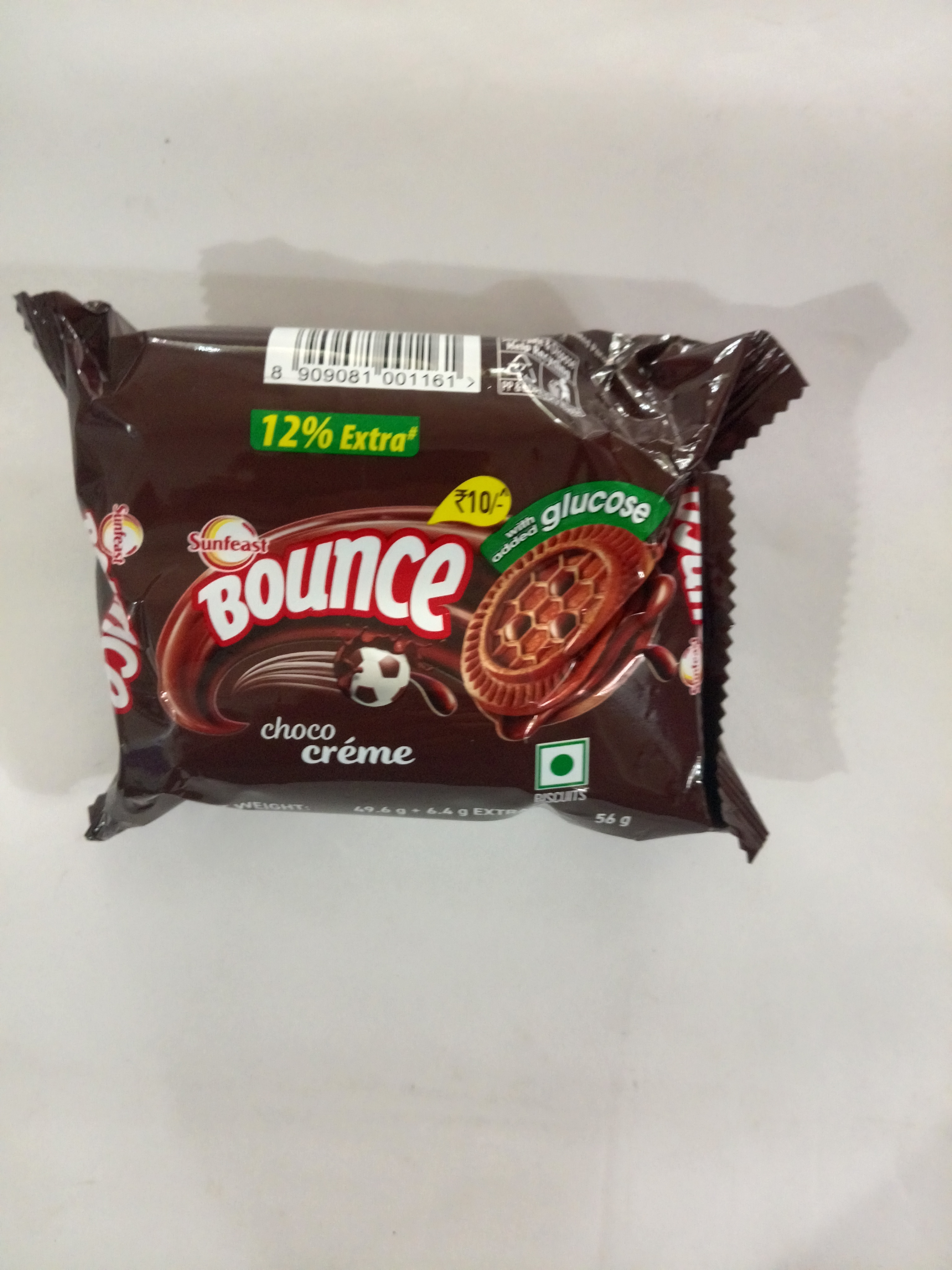 Sunfeast Bounce Choco Crème Biscuits 10