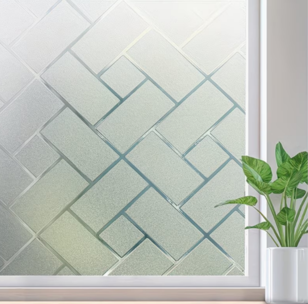 Brick Pattern- Frosted Window Film