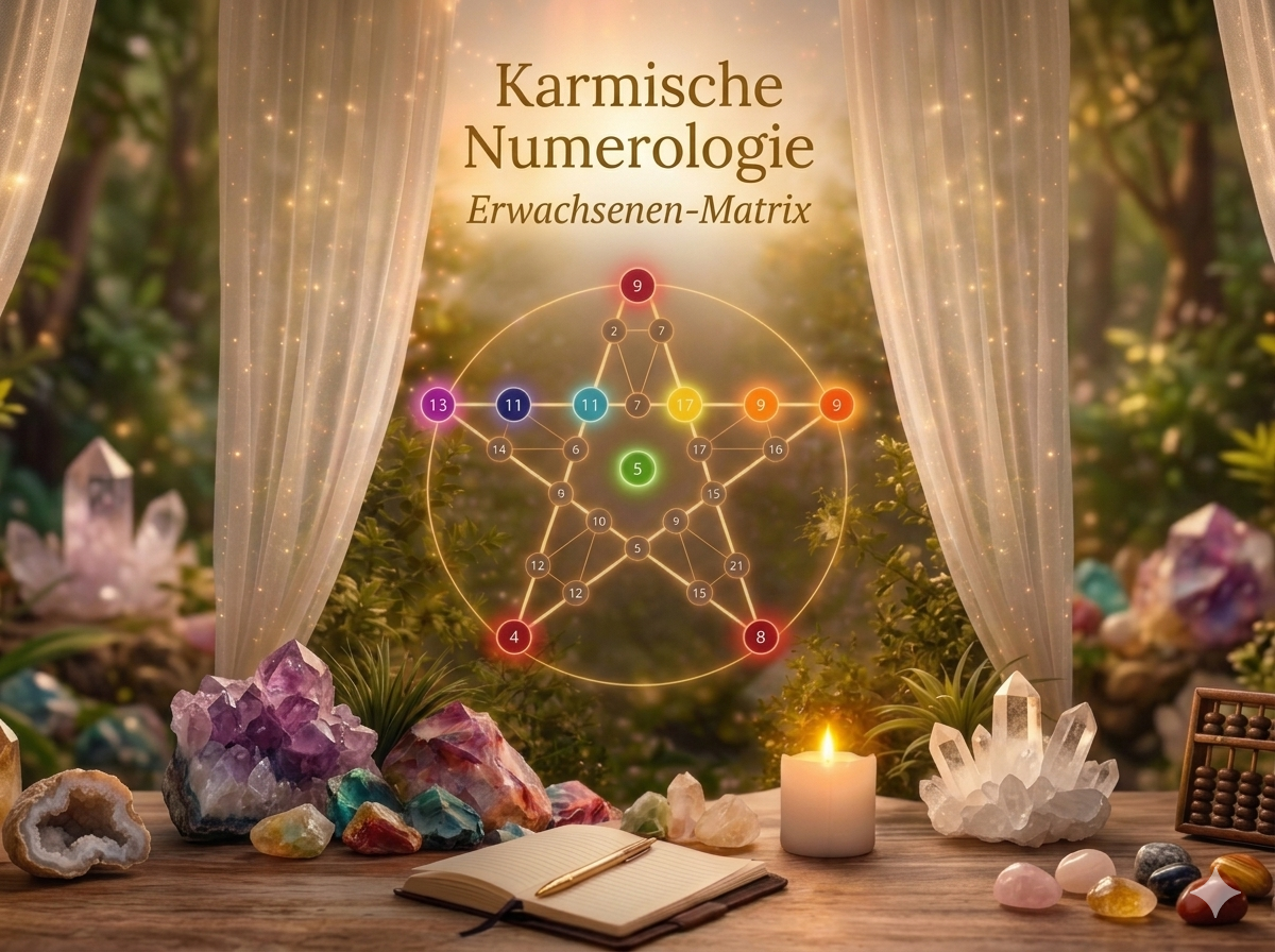 Karmische Numerologie Erwachsenen-Matrix