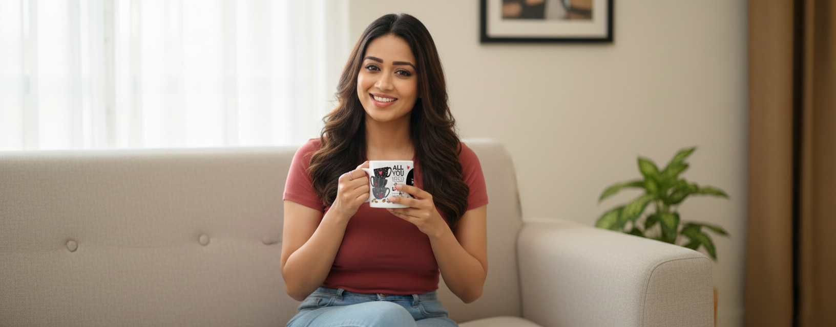 Love & Coffee Printed Mug