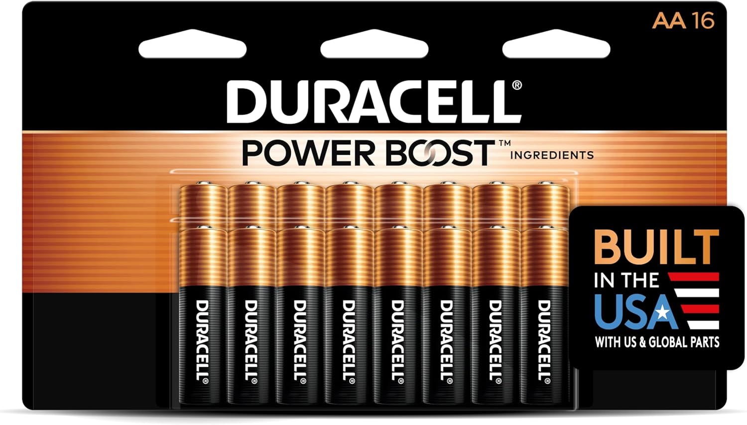 Duracell Coppertop AA Batteries with Power Boost Ingredients