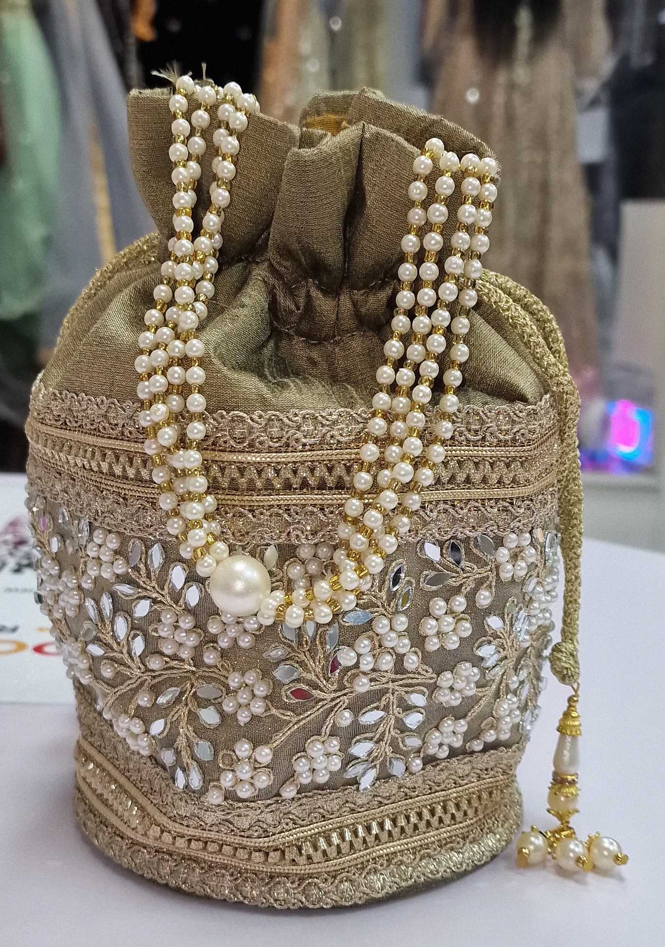 Embroidered Potli Bag