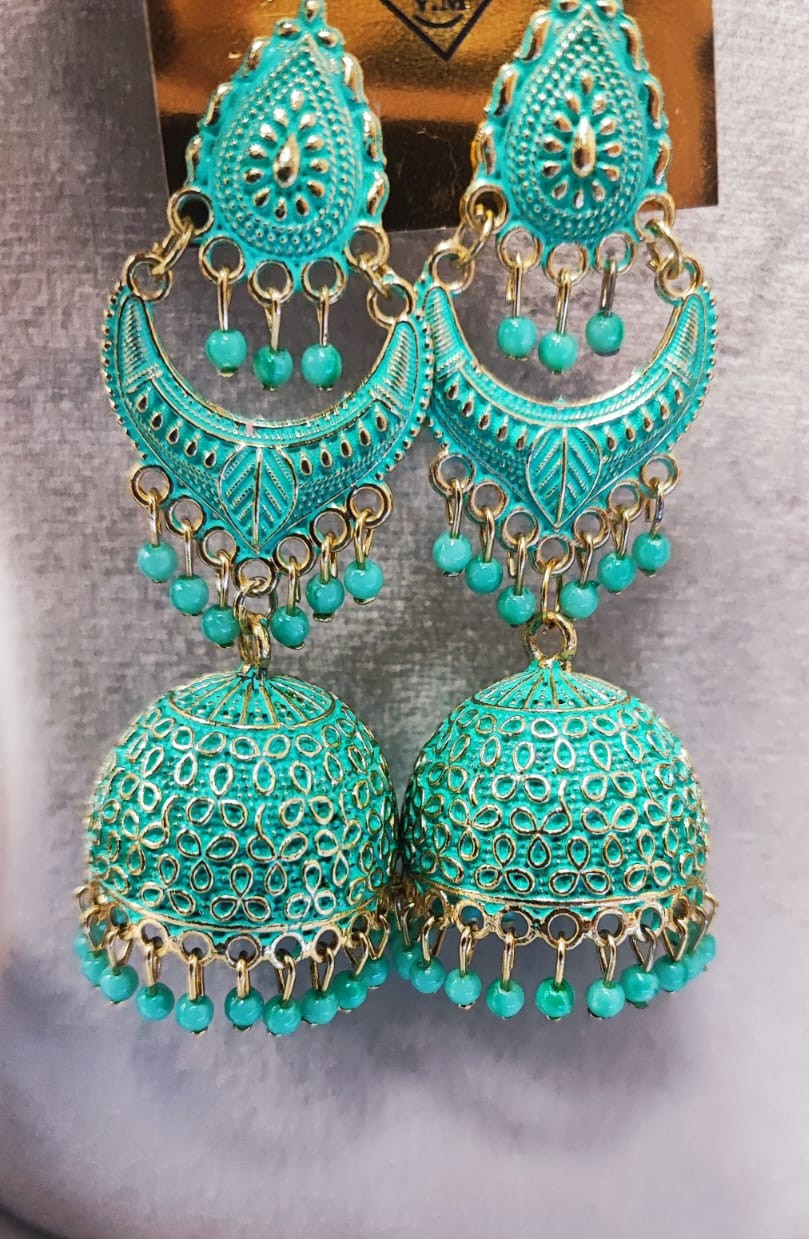  Jhumka Earrings in 8 colours