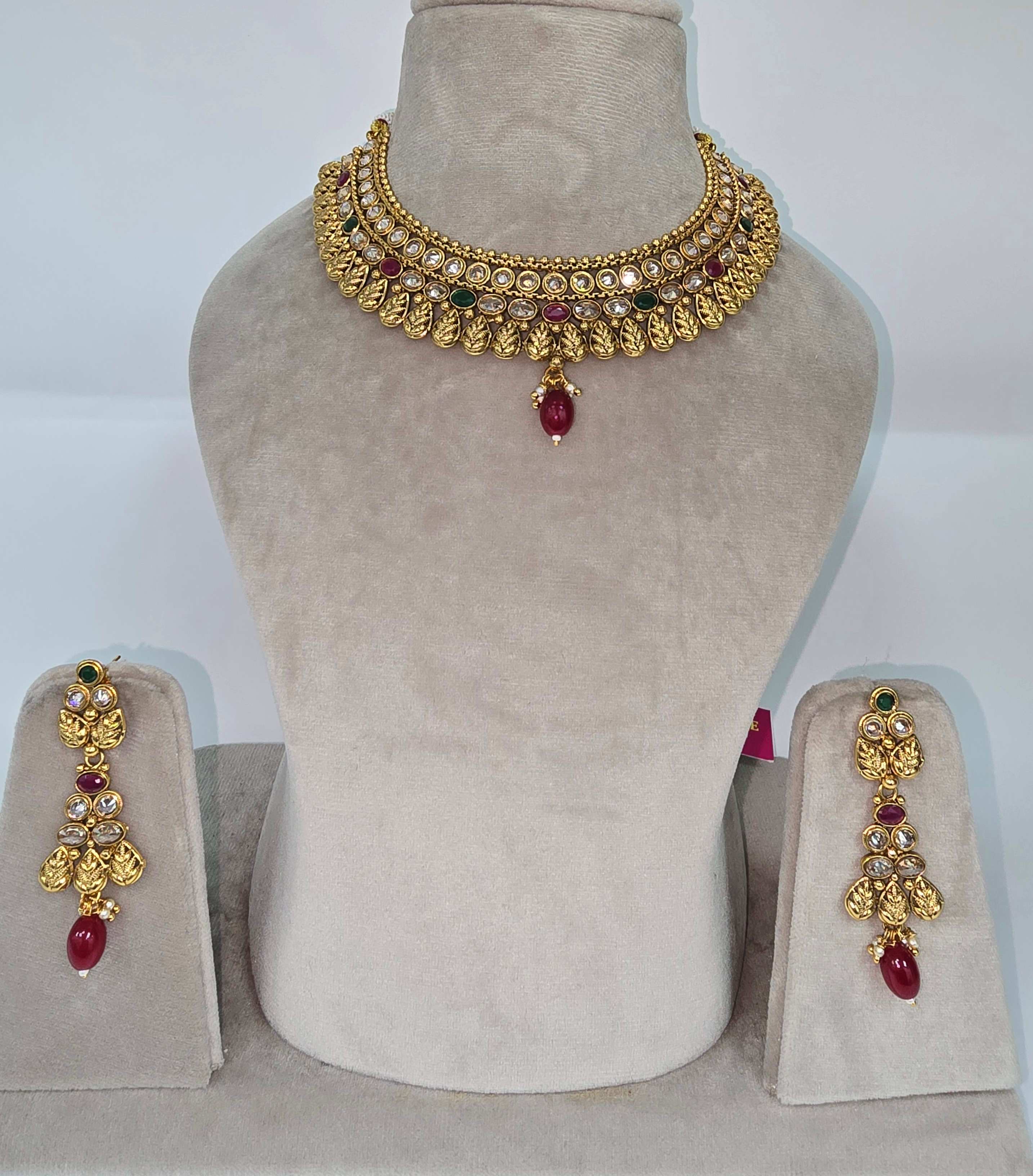 Traditional Gold Plated Necklace Set