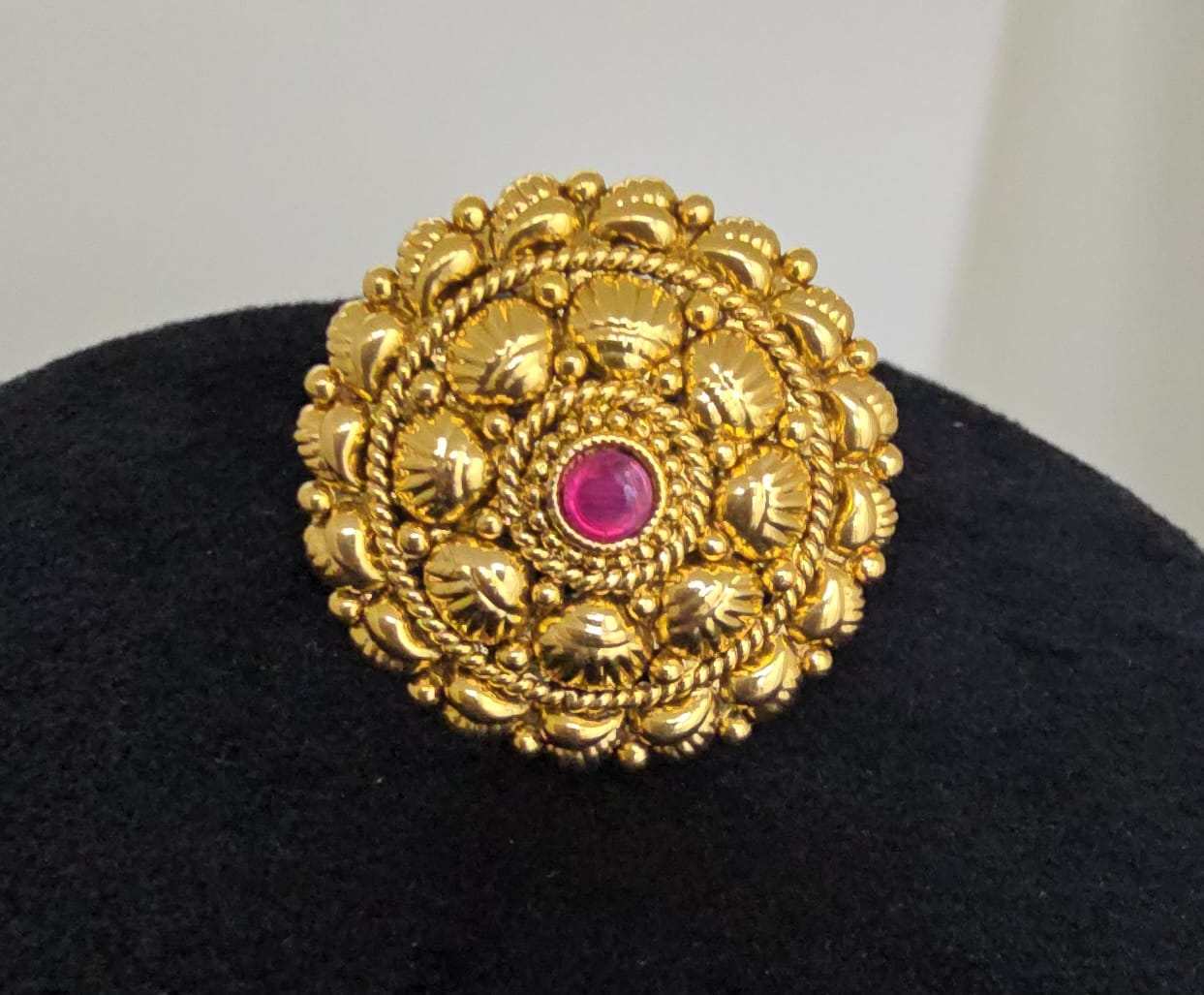 Gold Plated Statement Ring