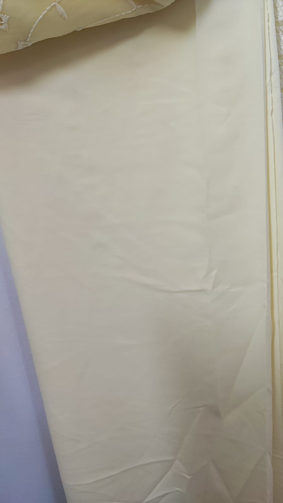 Pastel Yellow Chickenkari 3 piece suit in lemon colour 