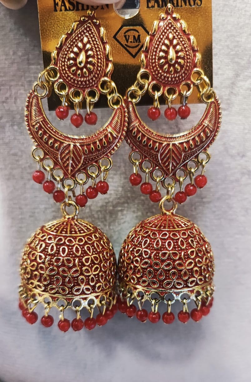  Jhumka Earrings in 8 colours