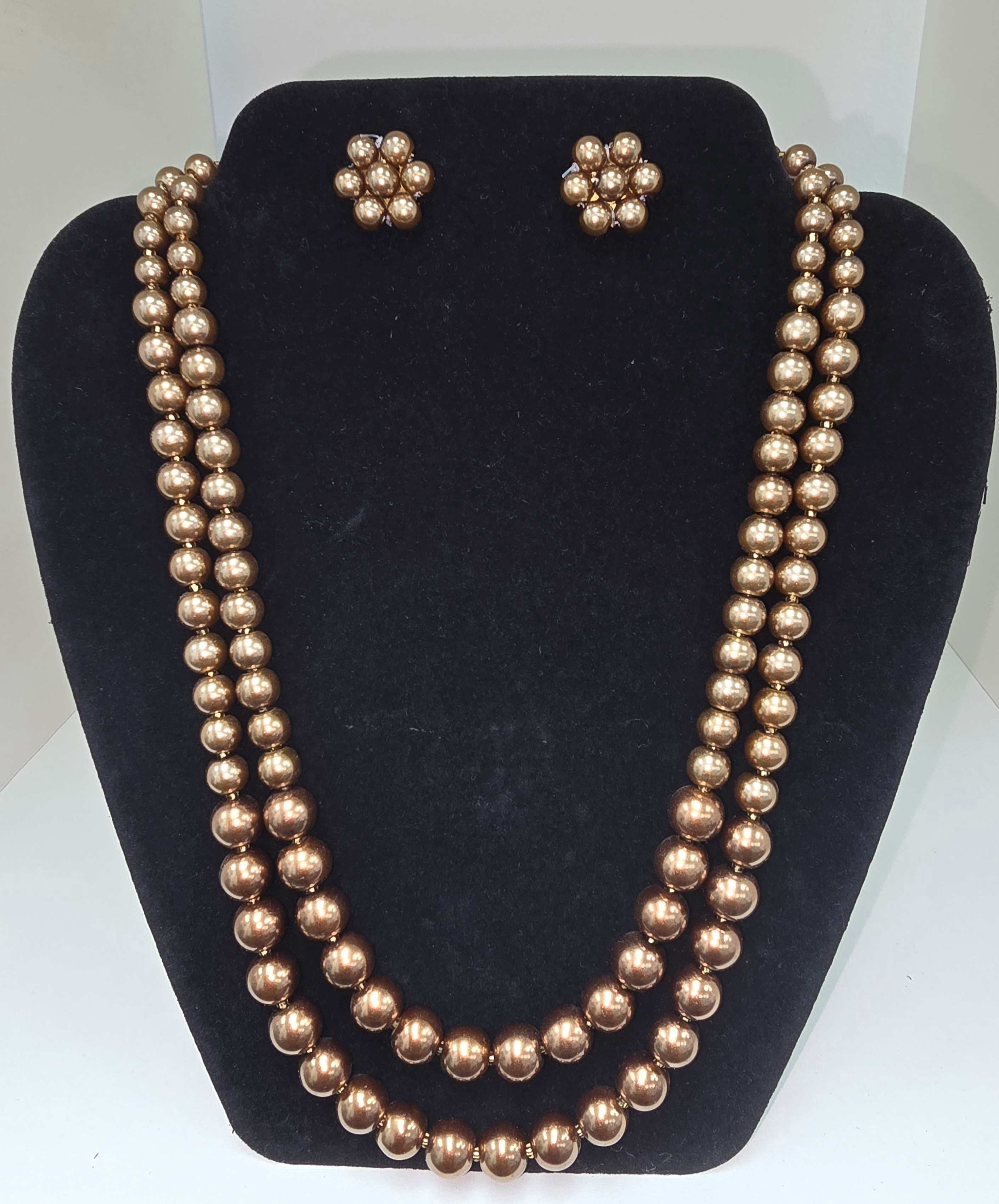 Elegant Beaded Jewellery Set in 4 colours