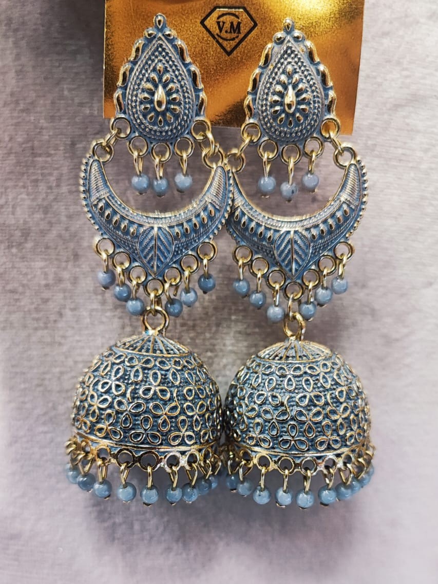  Jhumka Earrings in 8 colours