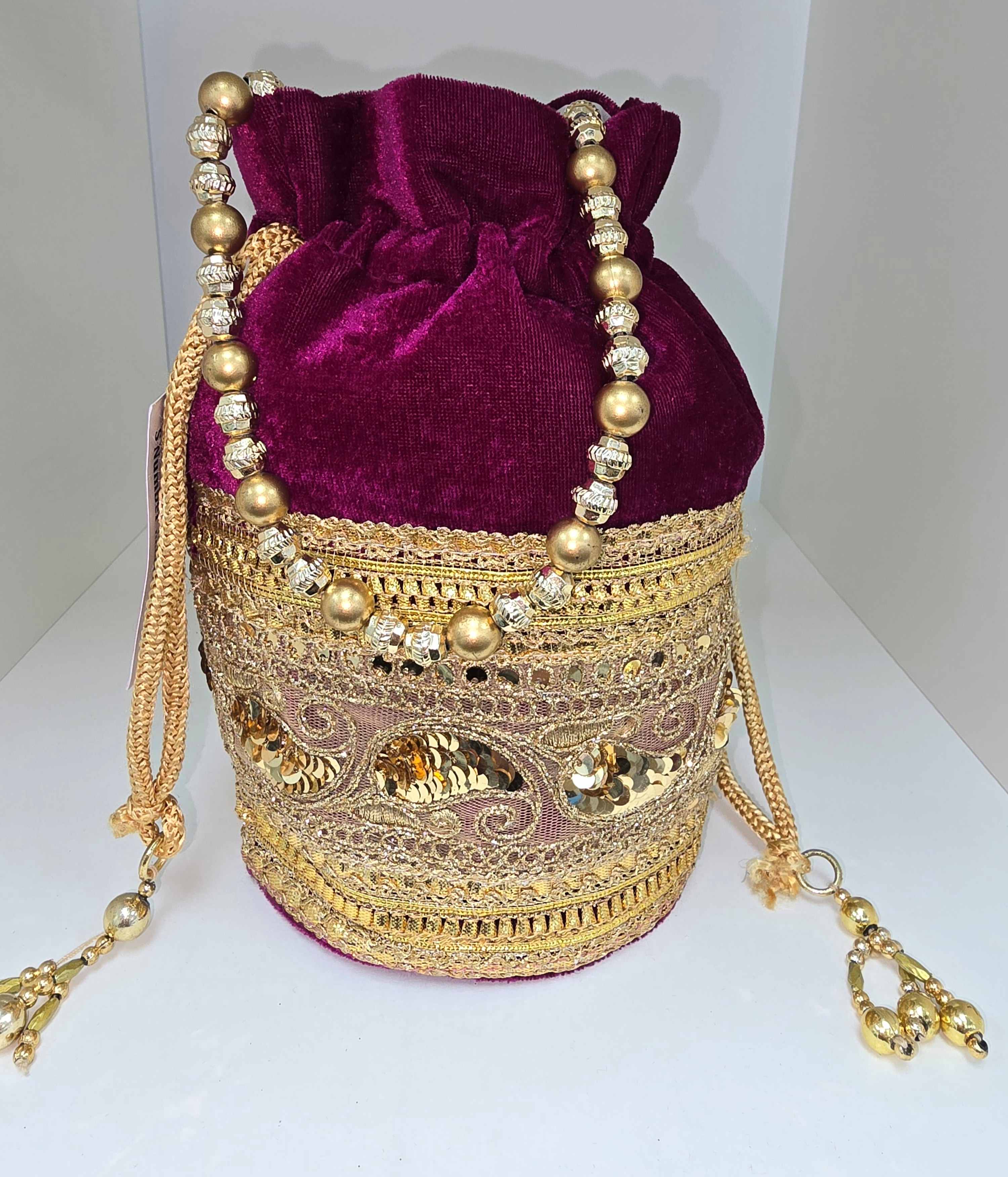 Velvet Potli Bags