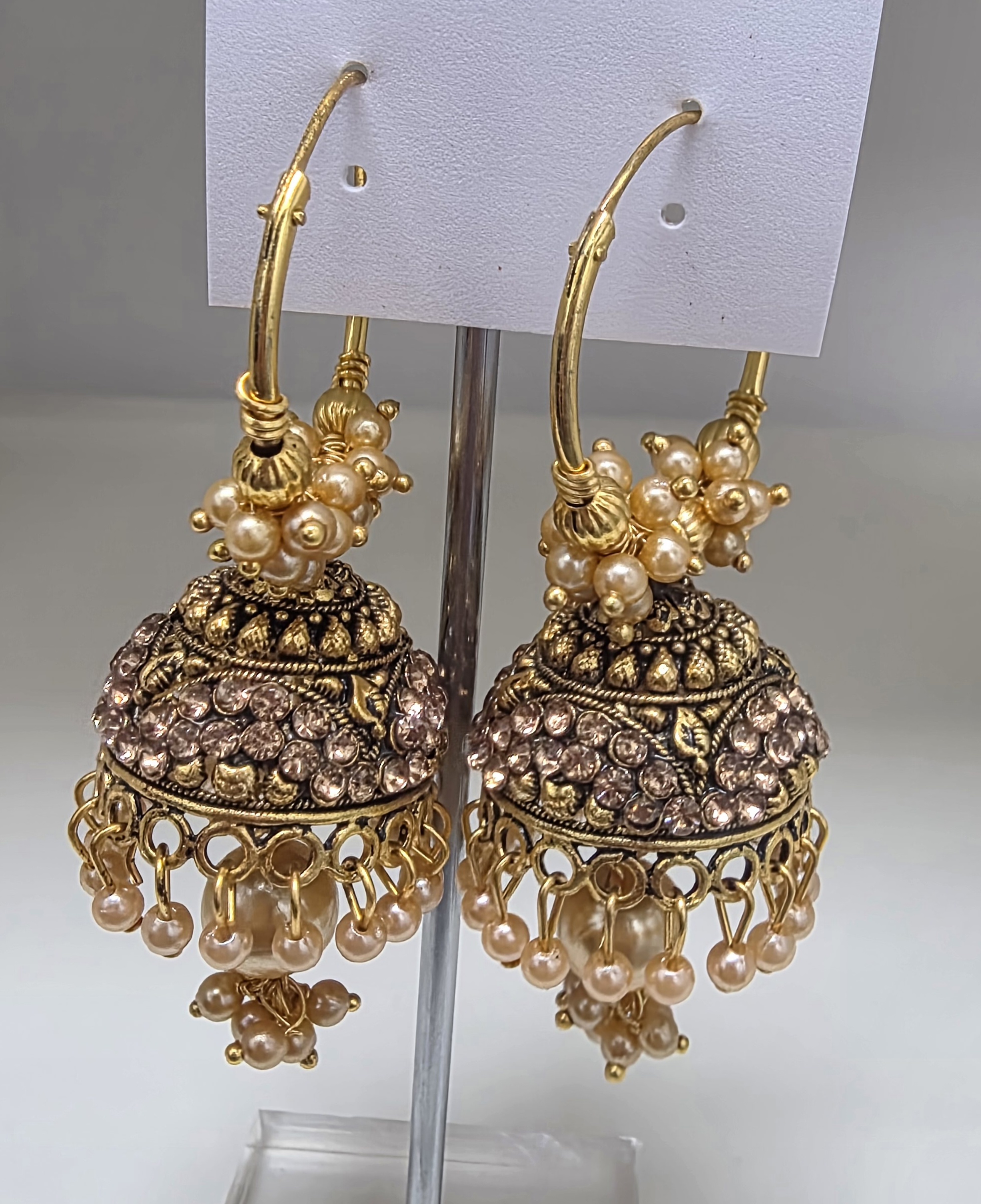 Traditional Bali Jhumka Earrings