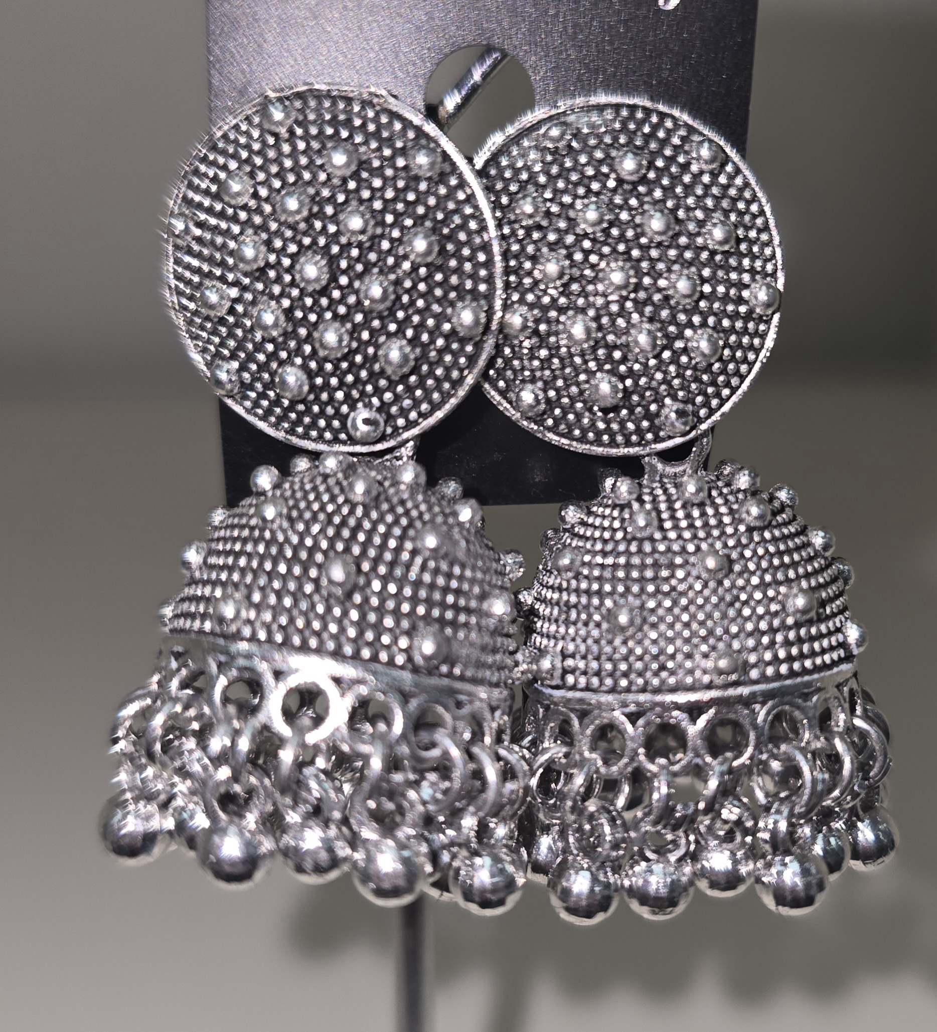 Oxidised Jhumki Earrings in 5 styles