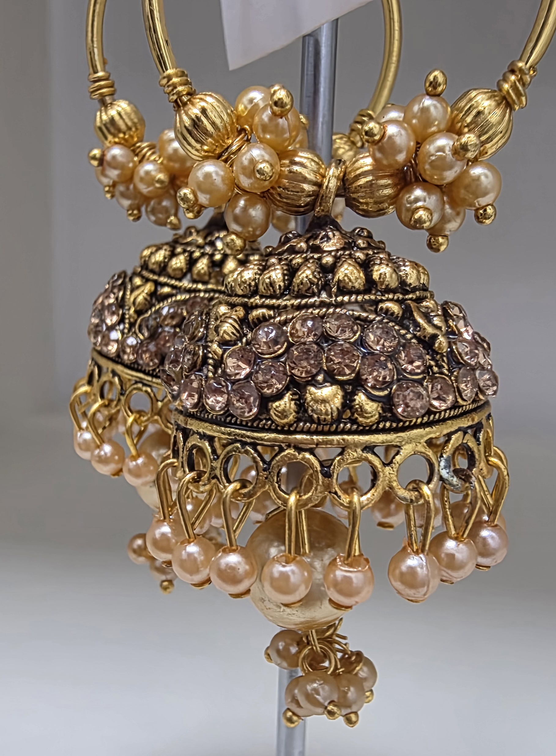 Traditional Bali Jhumka Earrings