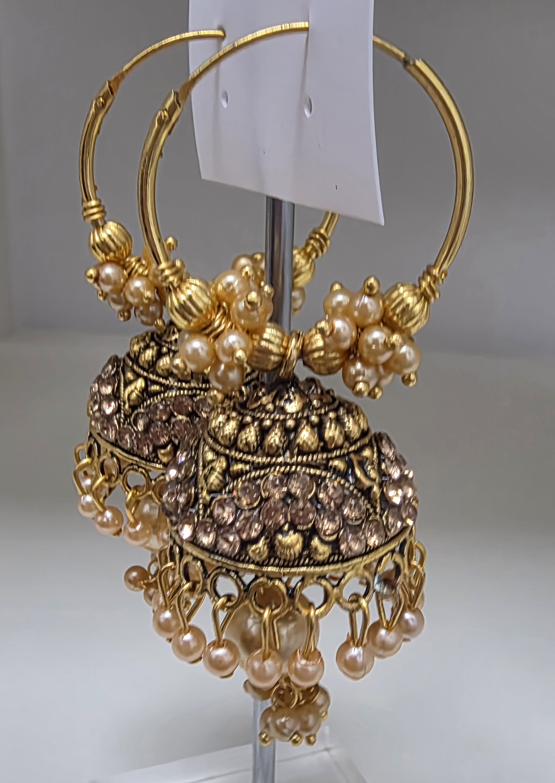 Traditional Bali Jhumka Earrings