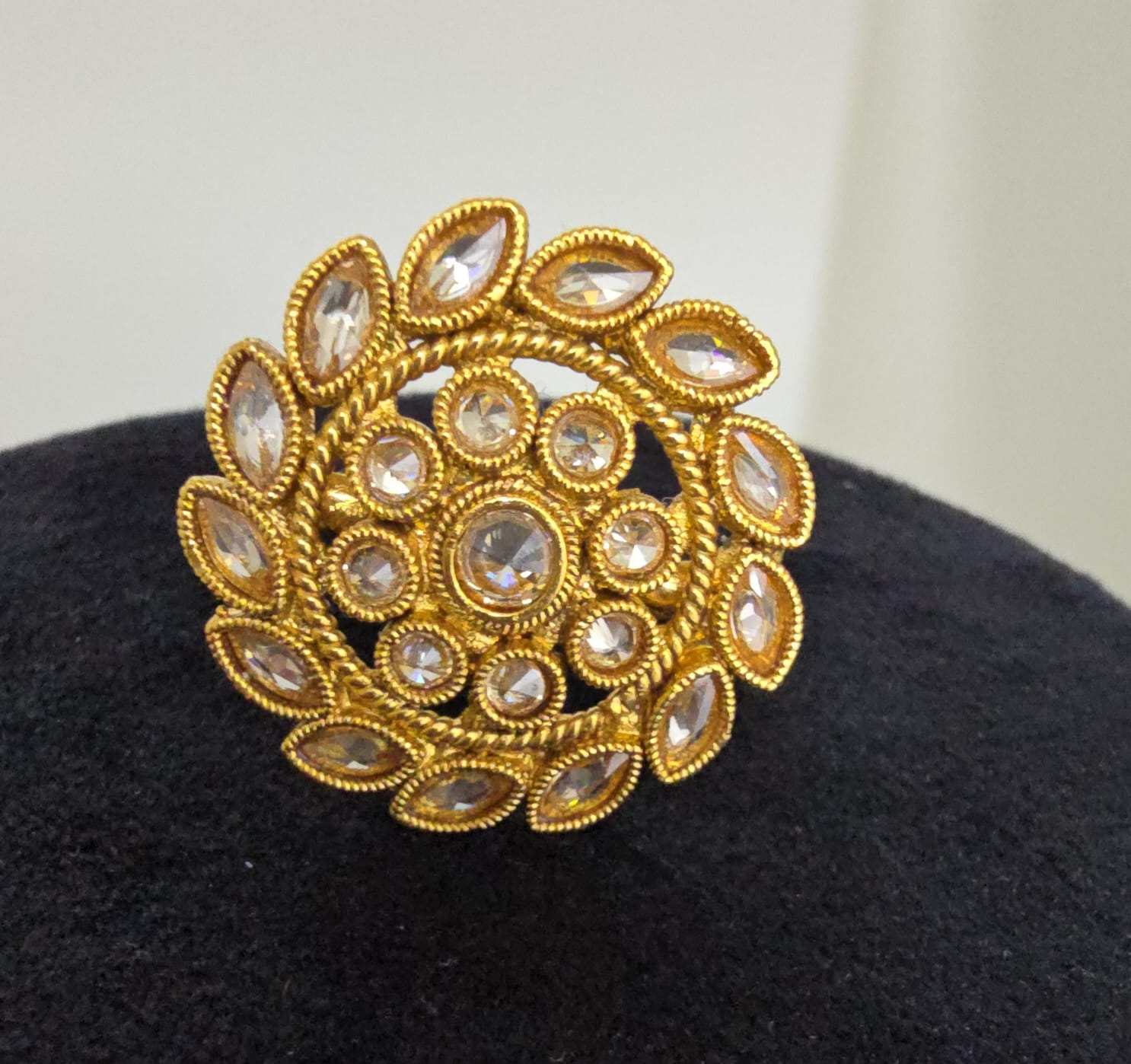 Golden Statement Ring