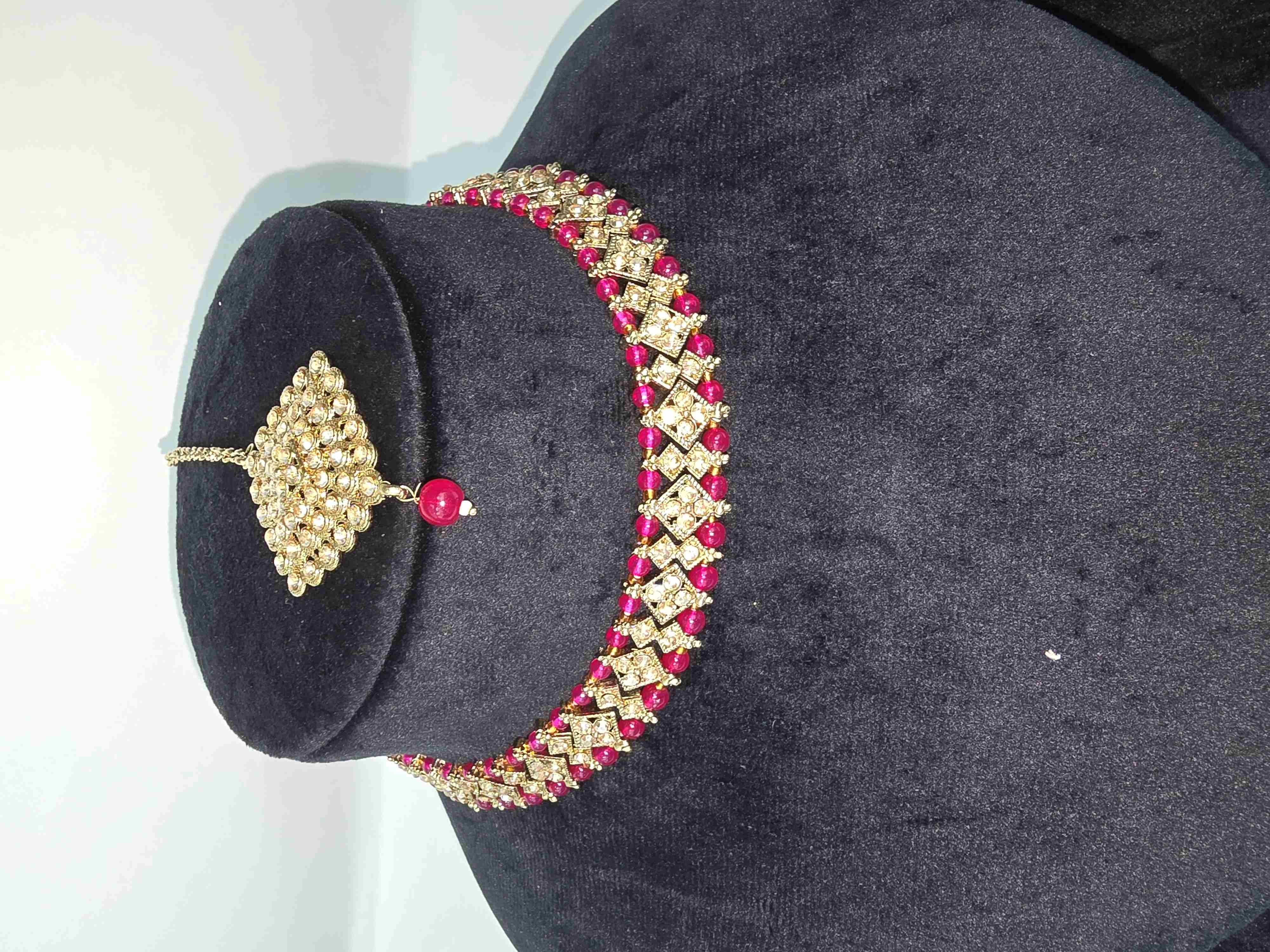 Choker Jewellery Set in 2 colours
