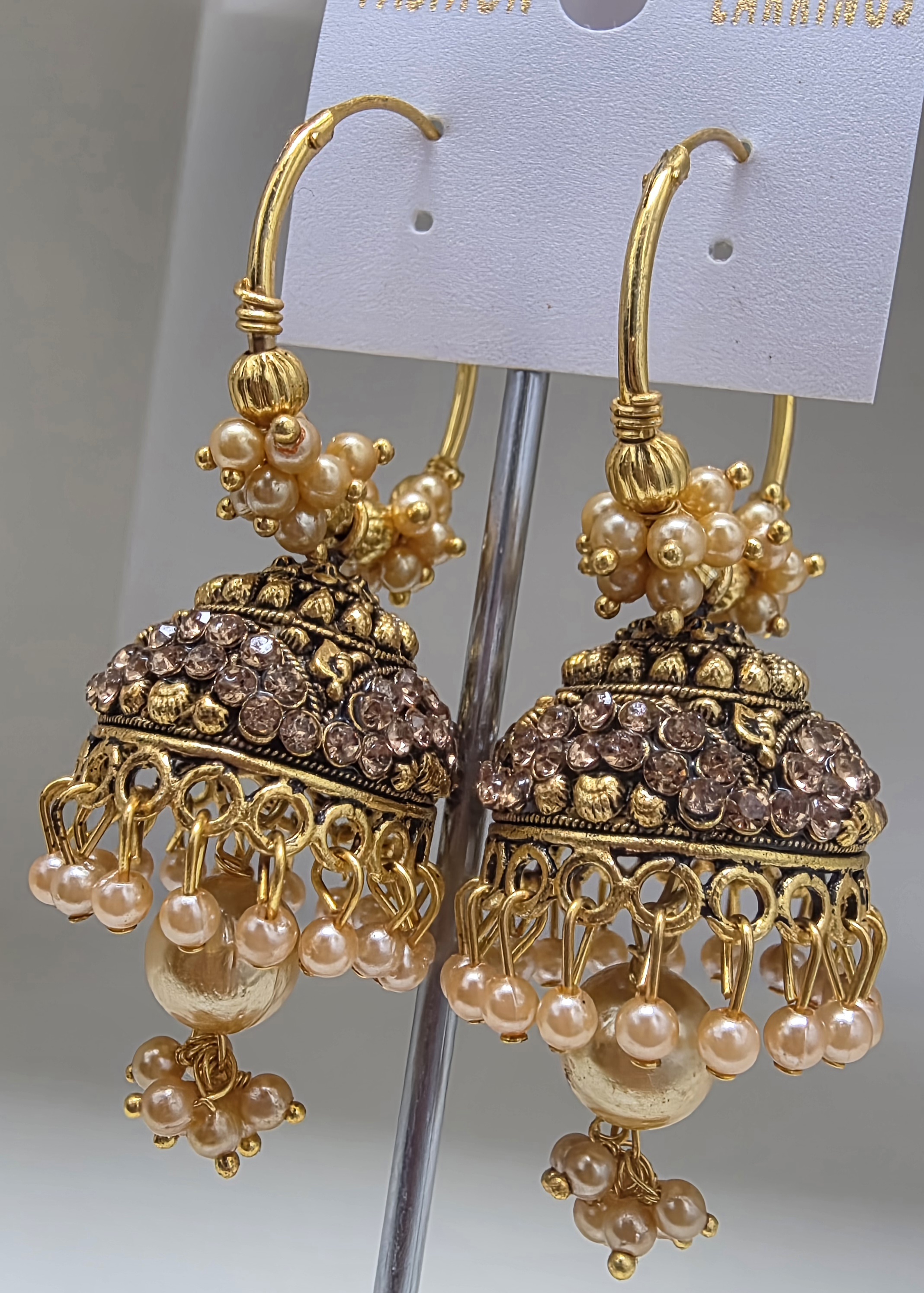 Traditional Bali Jhumka Earrings
