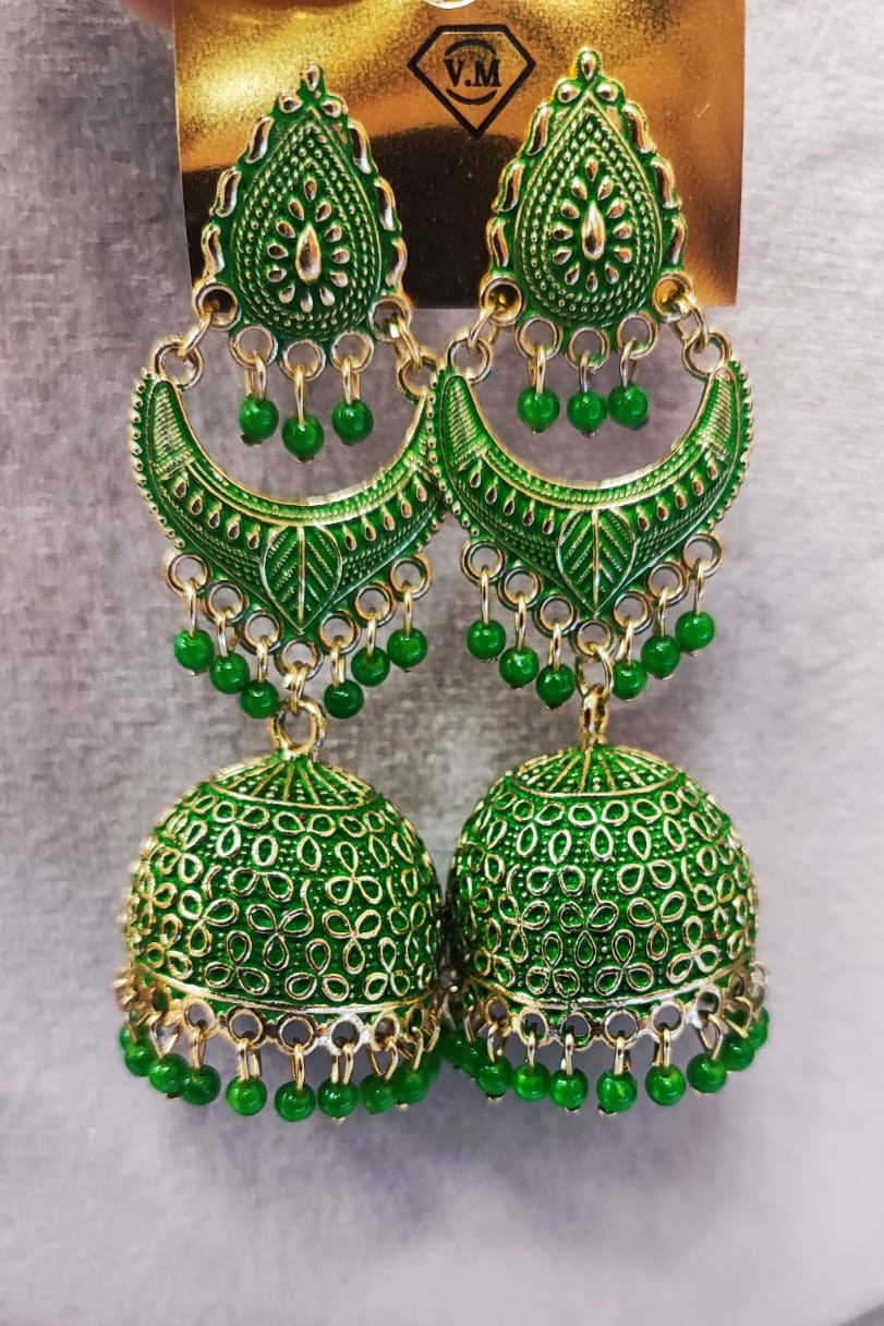  Jhumka Earrings in 8 colours